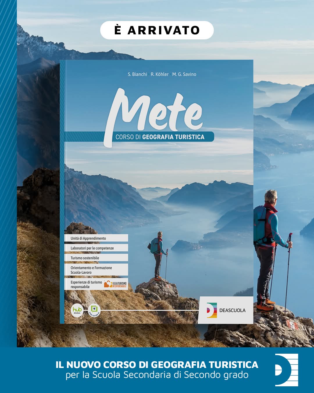 Siamo felici di aver contribuito alla realizzazione di “Mete”, il nuovo corso di @deascuola dedicato alla geografia turistica per il triennio degli istituti tecnici.
Come AITR abbiamo curato una serie di interviste realizzate ad alcuni operatori della Fondazione, portando in aula esperienze concrete e buone pratiche di turismo responsabile.
Un grazie ai partecipanti @loto_makeyourtravelbloom, @peruresponsabile.it, @ramviaggi , @naturadaviveretouroperator , @naturalmente_a_sud , @valpelline_all_season, @africawildtruck e @lunigiana.experience
Una collaborazione che rafforza il nostro impegno nella formazione delle nuove generazioni verso un turismo più consapevole.
#deascuola #secondariadisecondogrado #geografia #turismo #mete
