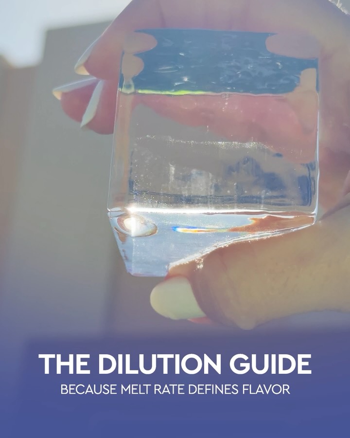 Ice is not just form, itās function.
From cubes to crushed ice, every form melts at a different rate, shaping the drink with intention.