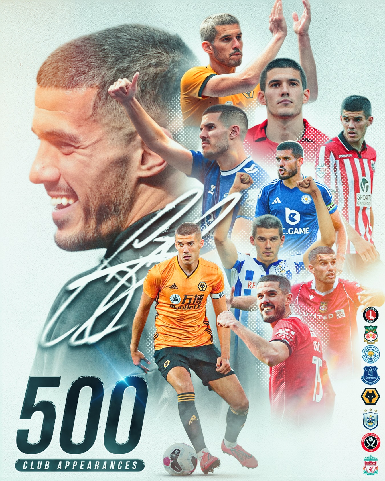500 club appearances 🌟
An incredible achievement in a brilliant career so far, @conorcoady_ 👏