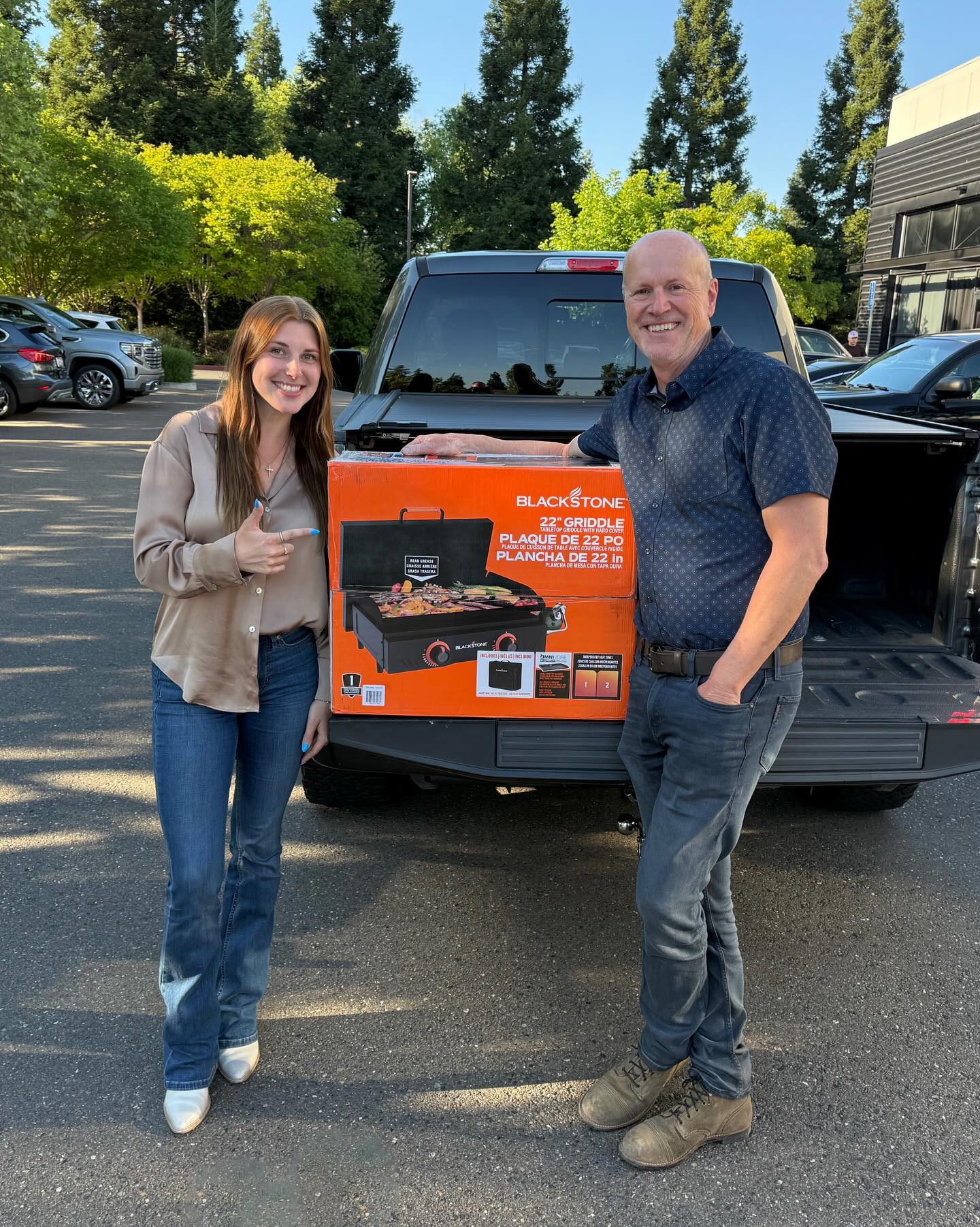 We’re giving away the first grill in our annual spring promotion! 🥳 Big thanks to John Paxton of @drhortonsac for choosing Emerald for your weed abatement needs. 🌱
Clear 15+ acres with us and you’ll automatically receive a free Blackstone Griddle. 40+ and you’ll be entered to win a Green Mountain Peak Prime Pellet Grill. 🔥
Spots are filling up fast! Contact us today to get on the schedule! 📆
