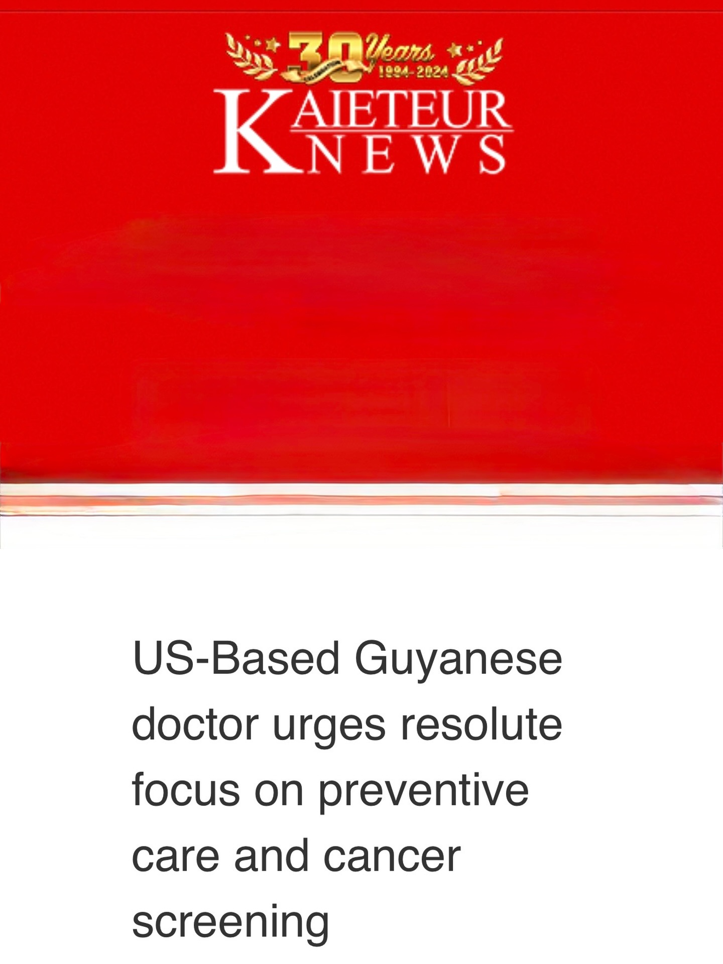 This is what impact looks like 💫
Dr. Karen Cooper, a dedicated
H.E.R.O. volunteer, is being recognized for her advocacy in preventive care and cancer awareness.
Through her work with H.E.R.O., she has helped advance early screening, chronic disease management, and community health education, bringing lifesaving knowledge directly to those who need it most.
🌍 Learn more:
https://kaieteurnewsonline.com/2026/04/05/us-based-guyanese-doctor-urges-resolute-focus-on-preventive-care-and-cancer-screening/
We are honored to have her as part of our mission. 💙
#HEROGlobal #HealthcareHeroes #PreventiveCare #CancerAwareness #GlobalHealth