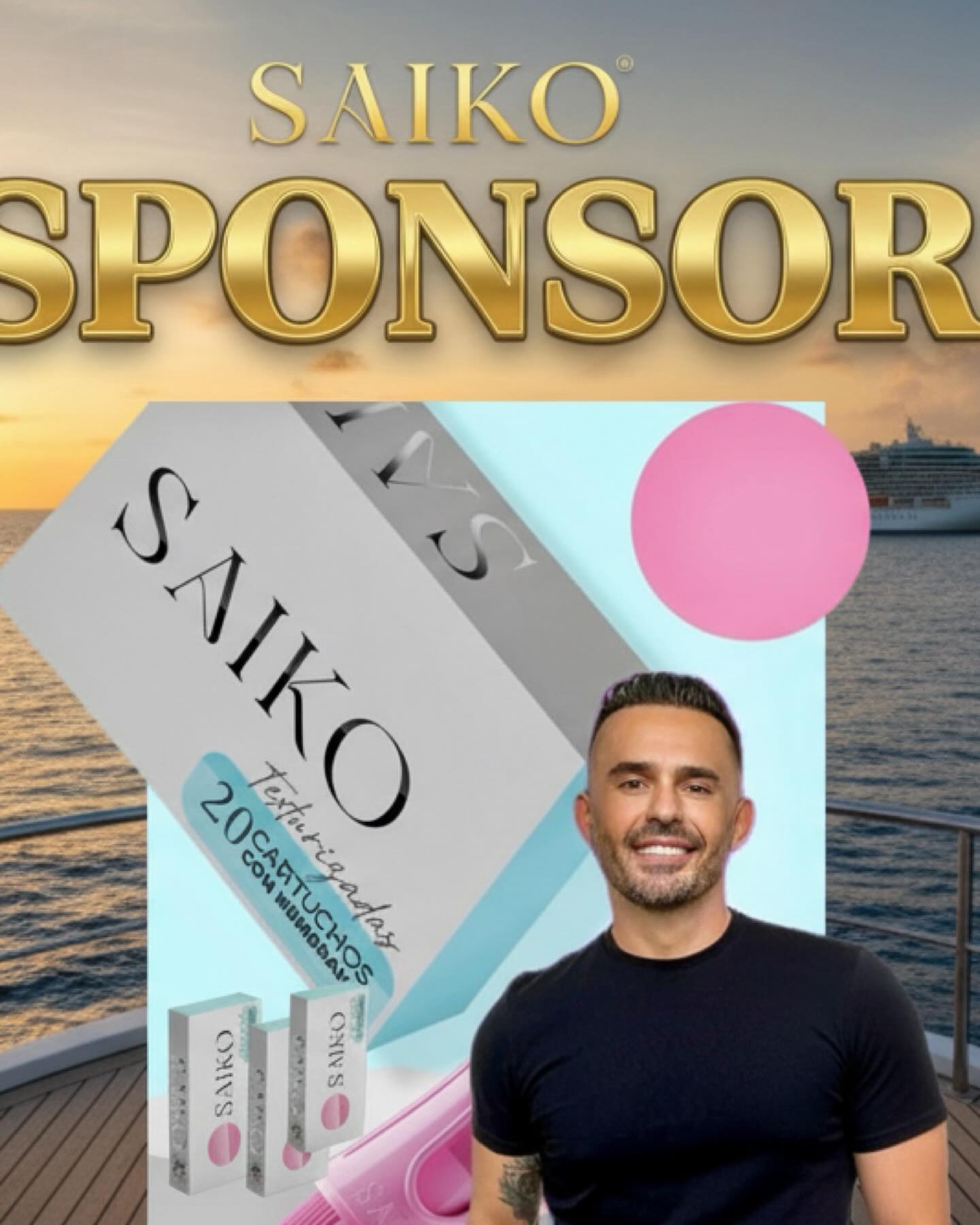 ✨ Ya son 4 años juntos ✨
SAIKOU by Daniel Ruiz lleva años siendo parte de nuestro congreso 🛳
Este año Daniel no podrá estar con nosotros en persona,
pero su presencia sigue 💛
🎁 Sus regalos os estarán esperando a bordo
@danielruiz_micropigmentacion @kazumi.pmu