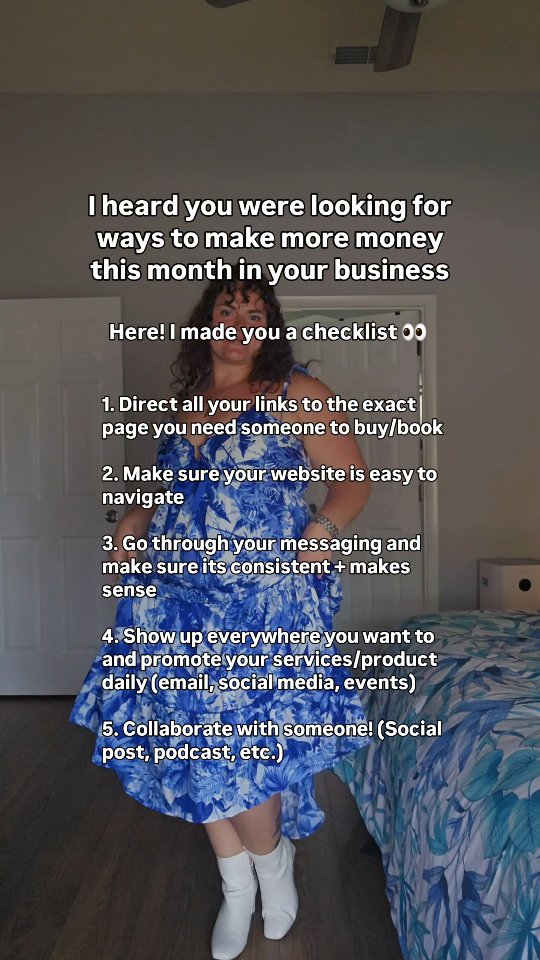 Making more money in your business starts with the smaller steps. You'll be amazed how just doing these 5 steps can change literally everything for you! 😏