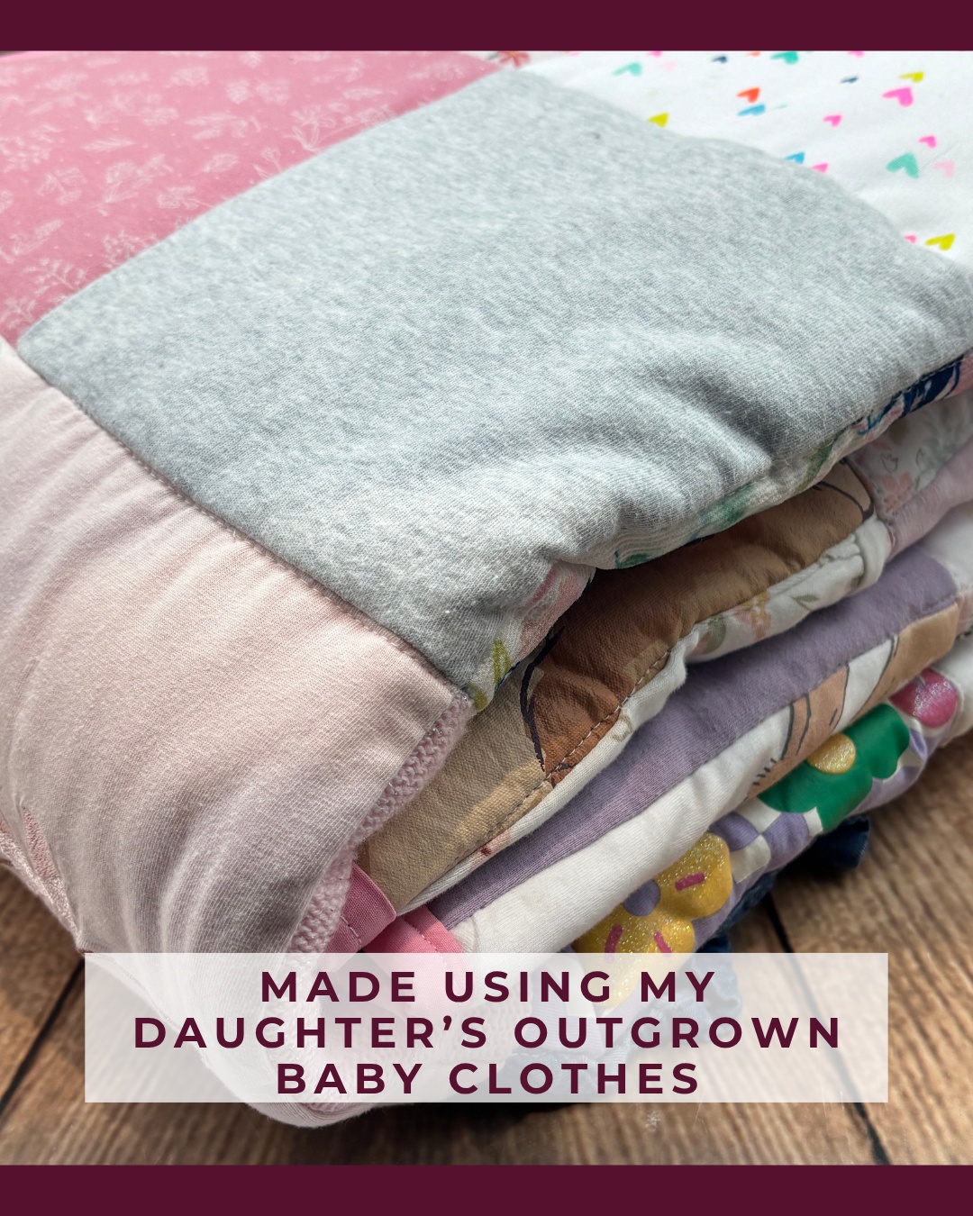 When Lindsey asked me to create a blanket from her daughter's outgrown baby clothes, she wanted it finished in time for her 40th birthday as a gift to herself.
She opted for a single bed size blanket, backed with pink fleece and finished with embroidered personalisation. What a meaningful way to mark a milestone birthday by wrapping herself in memories of her daughter's early years.
Sometimes the best gifts we give ourselves are the ones filled with love and nostalgia.
#TracysTreasuredKeepsakes #SmallBusinessUK #PersonalisedKeepsakes #HertsCustomKeepsakes #HandmadeGiftsUK