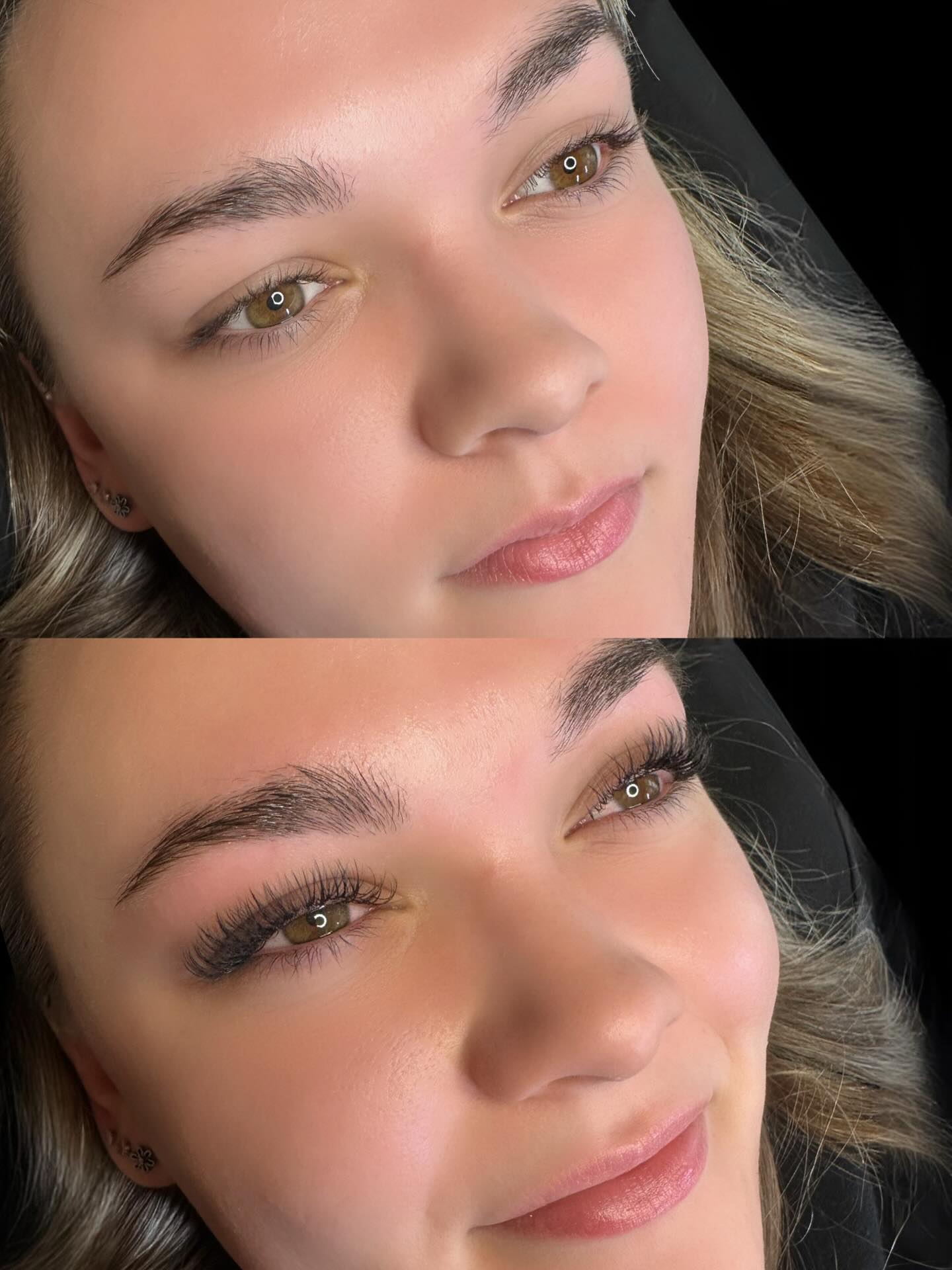These lashes are fire on her 🔥 we stayed true to her natural thickness and length and wowsa! #lashesyyc #yyclash #lashextensions #calgarybeauty