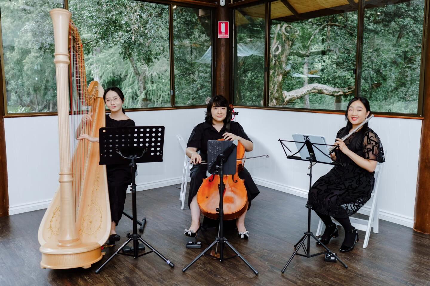Beautiful photo at a wedding I got to be a part of with @chromaticacollective last month at the Bundaleer Rainforest Gardens! 💕🎶
@remihirayamaharp
@minjin.sassycello