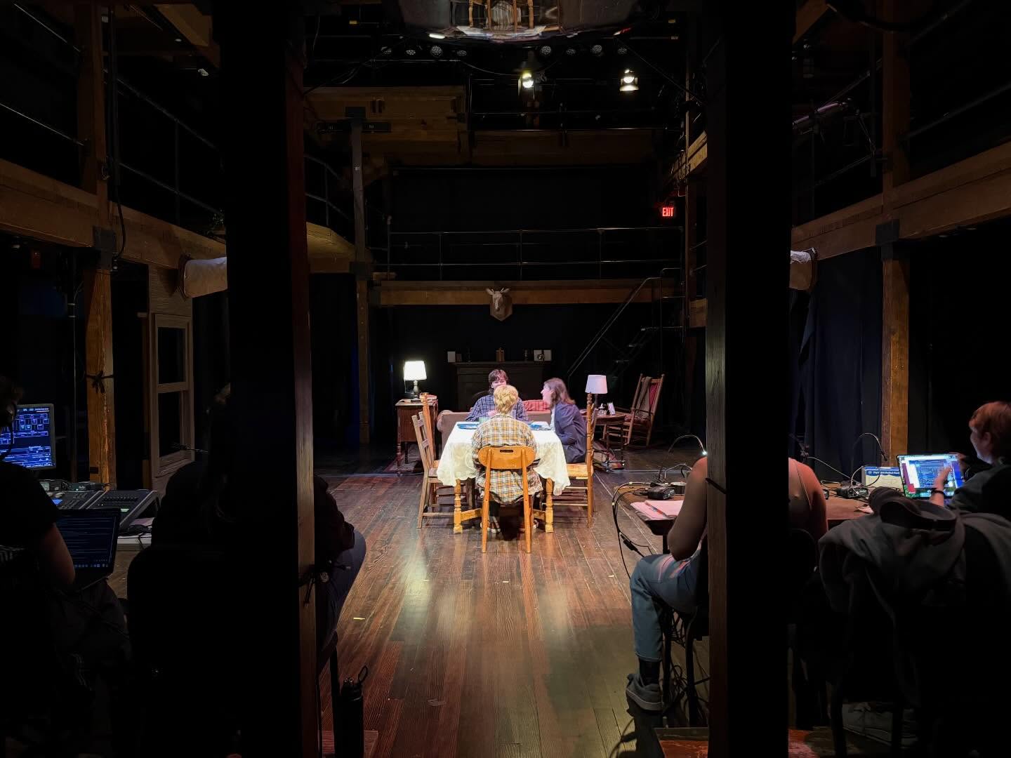 Tech day two - off to the races!
Come see NEW WORKS this weekend 🦌🪻🎭
“Doe” by Sarah Luczak
directed by Rowen Fisher
“The Burial of Hyacinth” by Viktor Nicole
directed by Madeleine Bohn
Ticket link in bio
#newplay #playwright