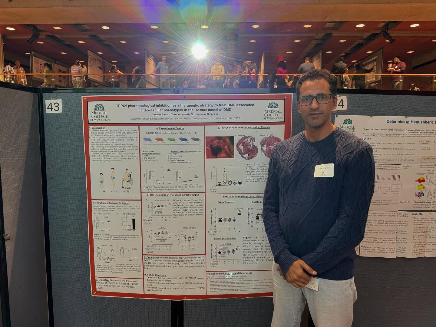 @sameerahmadguru presents at the MCW 34th Annual Research Poster Day!