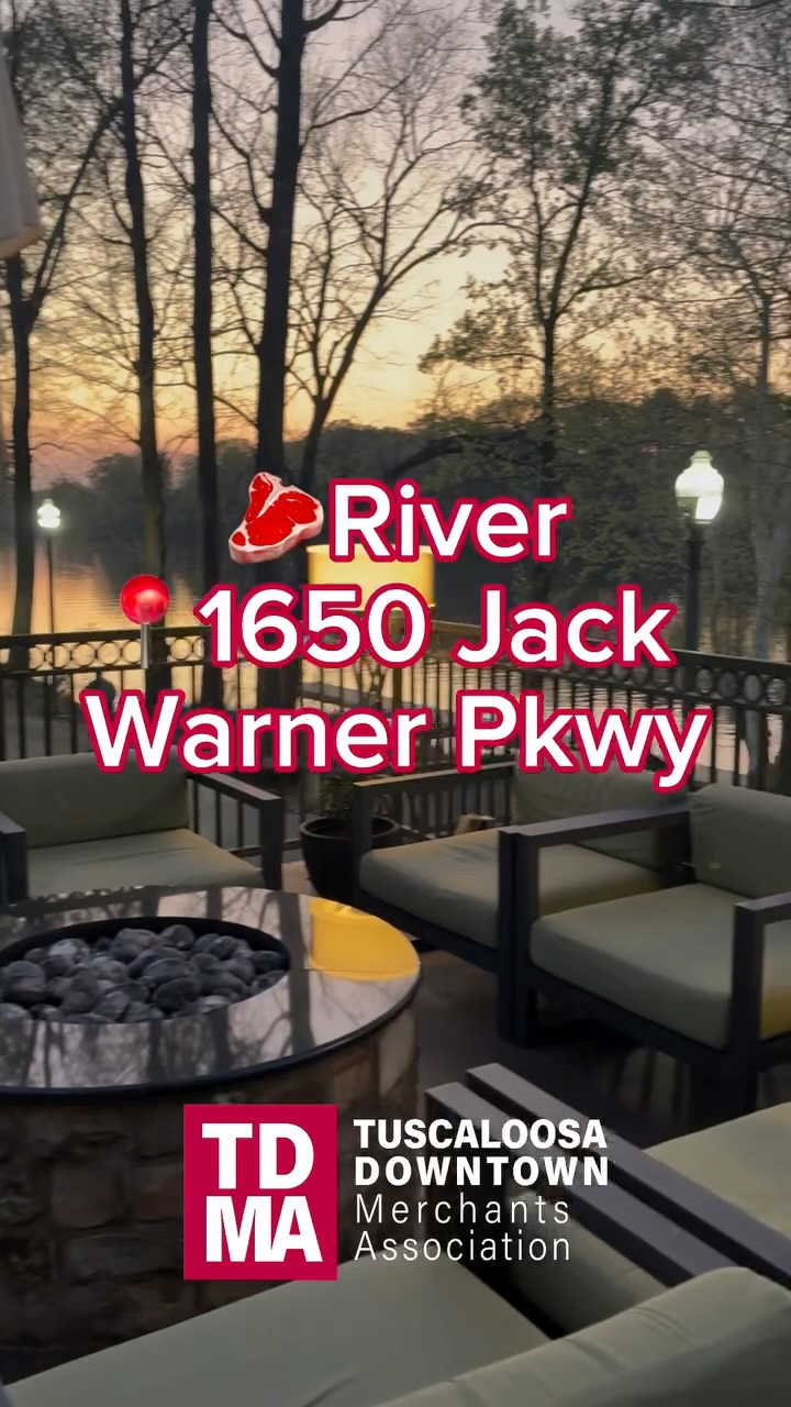 🍴Tasty Tuesday Spotlight: River🍴
Located right on the water, River offers a wide variety of dishes and drinks to elevate your dining experience! One of the most notable things is their use of local vendors and their dishes, drinks, and desserts!
Looking for a place to celebrate, have a great meal, or spend time with friends and family? Head to River!
🍽️ @rivertuscaloosa
📍1650 Jack Warner Pkwy