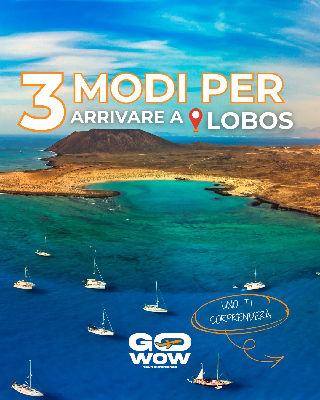 🚤 3 modi per arrivare a 📍Lobos (e sì… uno ti sorprenderà)
Non è solo una tratta… è proprio l’esperienza che scegli di vivere 👇
🚕 Water Taxi → semplice, veloce, low cost
⛵ Catamarano → relax totale tra mare, paella e open bar
🌊 Lobos Explorer → attività + libertà, il mix perfetto
✨ Tre opzioni, tre vibes completamente diverse
Scegli quella giusta… o rischi di non goderti davvero l’isola 😉
📩 Scrivici e ti consigliamo la soluzione migliore per te (e ti organizziamo tutto senza stress)
#isladelobos #fuerteventura #canarie #corralejo #escursioni