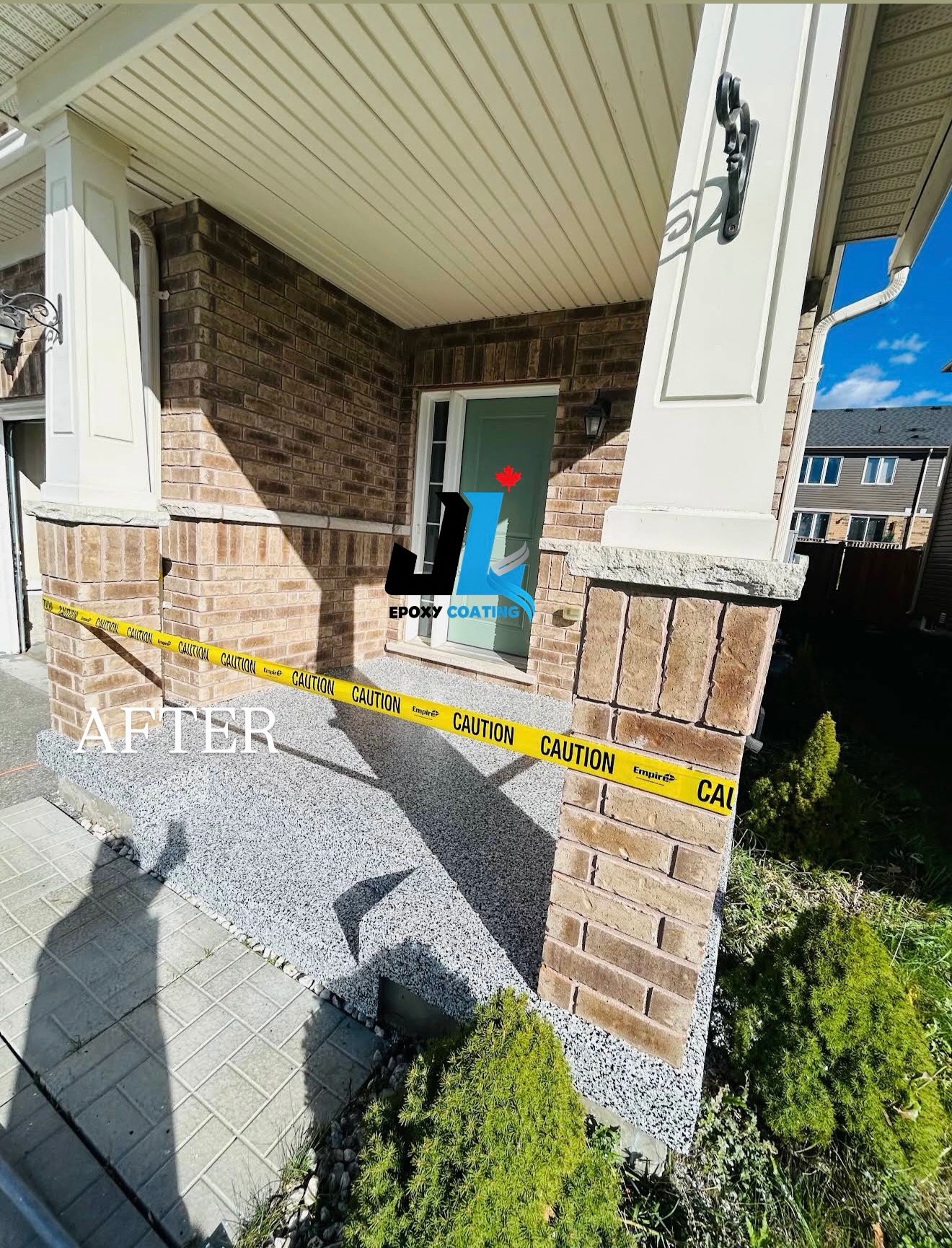 SPRING IS ON – YOUR PORCH IS WAITING 🤩
Every project is unique at JL Epoxy Coating – small or big ✅
Polyaspartic strong, durable & perfect for outdoor spaces!
📲 Call us today: +1 (647) 216-9244 FOR A FREE QUOTE
#JLCoating #SpringVibes #PorchGoals #Polyaspartic #OutdoorLiving OshawaOntario OntarioEpoxyFlooring Quality Durable Satisfaction