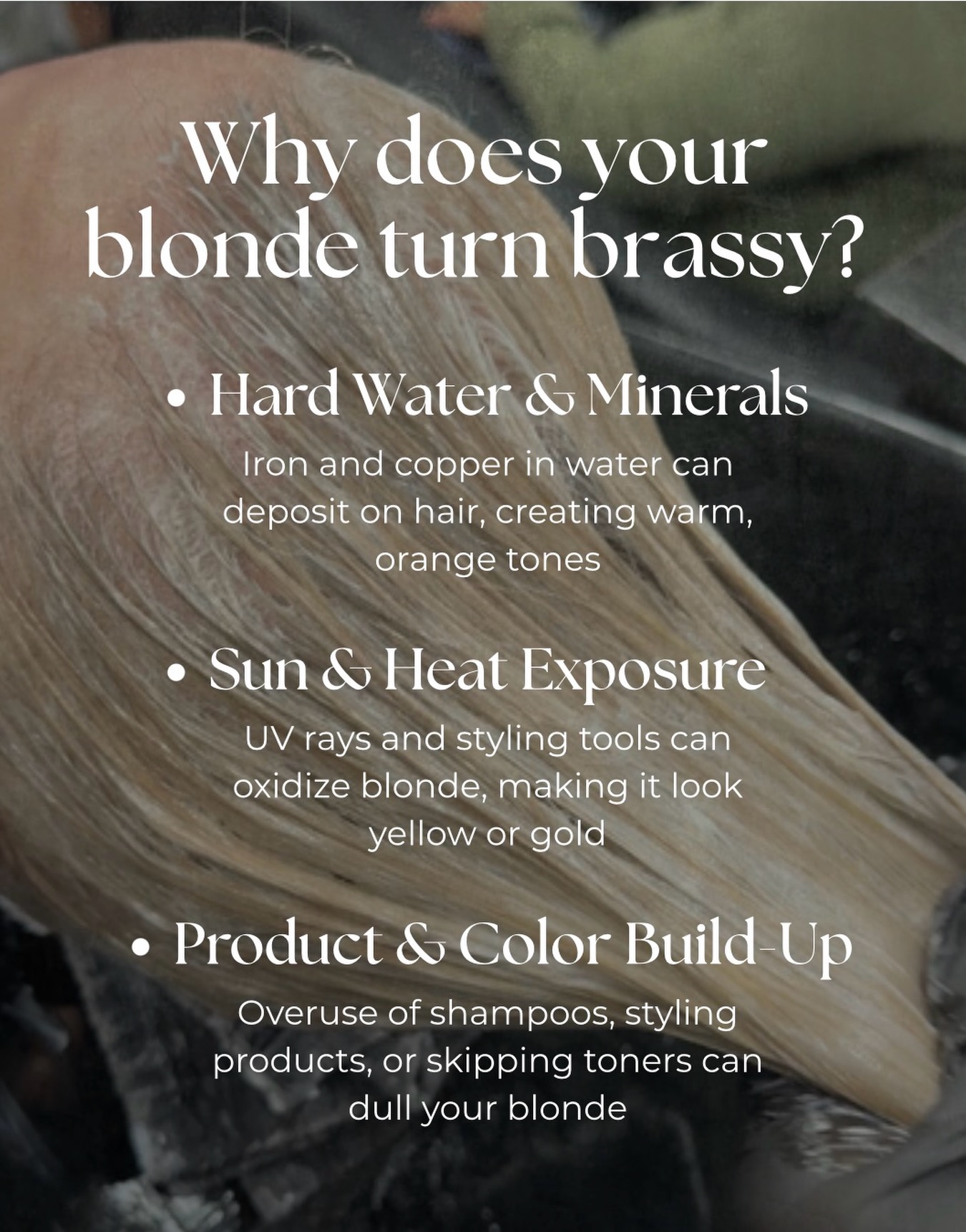 Brassy blonde? Not on our watch!
Come in for a quick toning treatment between appointments to keep your blonde bright and shiny. Because your blonde deserves to stay flawless, ALWAYS!
#omahasalon #omahahair #omahablonde #toner #blonderefresh