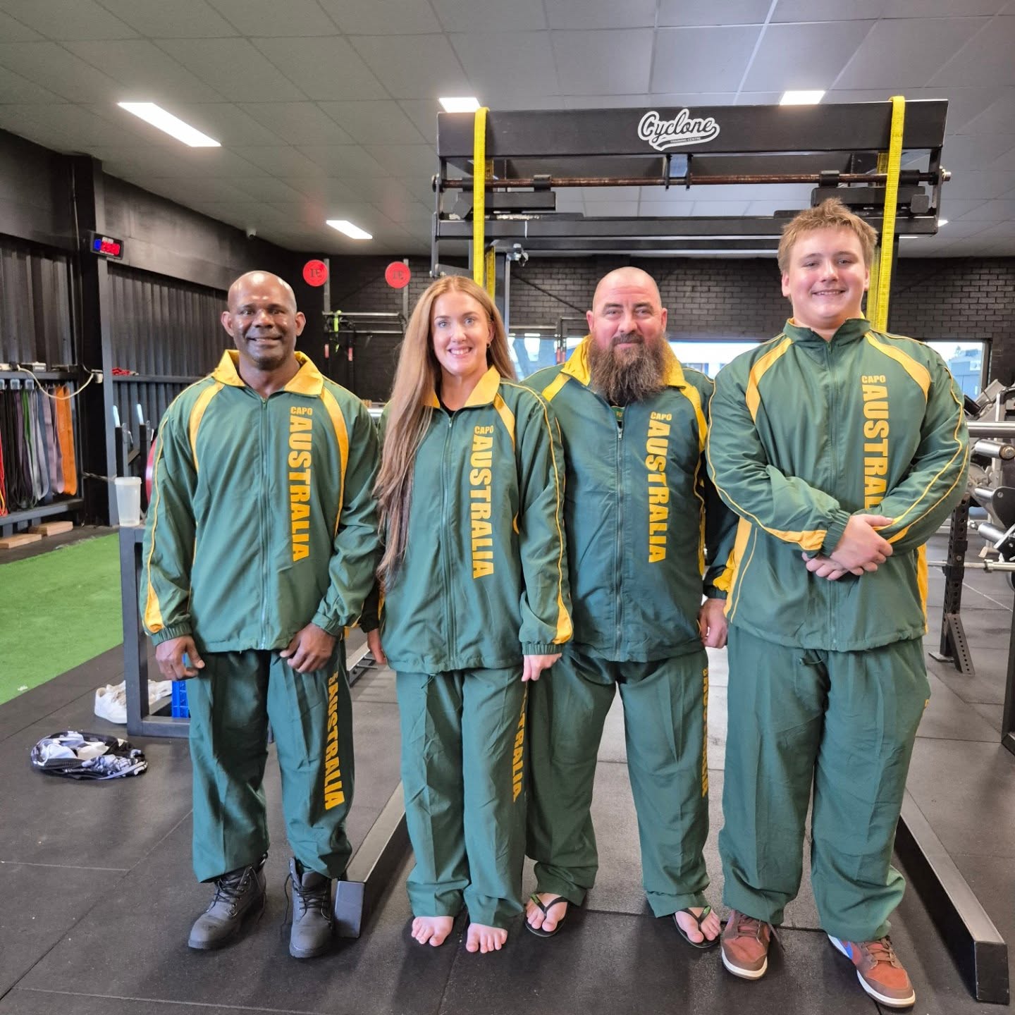 Cyclone's contingent of the @capopowerlifting WPC Worlds team. Unfortunately @vidueb won't be joining us due to needing shoulder surgery after completely tearing a couple of tendons.
Being a part of the CAPO Powerlifting Federation has been unreal for our regional gym. Since joining CAPO and with the help of the CAPO QLD team we've been able to start holding comps which has been a long term goal of mine.
2 years ago I went to Nationals by myself, last year I took a team of 5, this year we had over a dozen lifters competing at Nat's. Thanks to our involvement with CAPO, powerlifting is on the rise in the Northern Rivers.
@alexsipple2021 and I are looking forward to wearing our uniforms and representing Australia at the WPC World Powerlifting Championships next week along with my #1 @angela_jxox