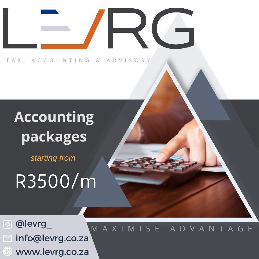 Choose your package and start your accounting journey with us today!
https://www.levrg.co.za/