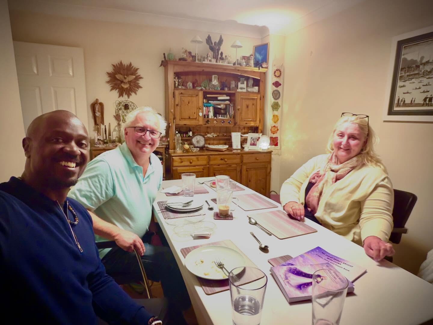 Great to have Easter dinner with one of my Mind Sight teachers Nicola Farmer creator of ICU academy in London.