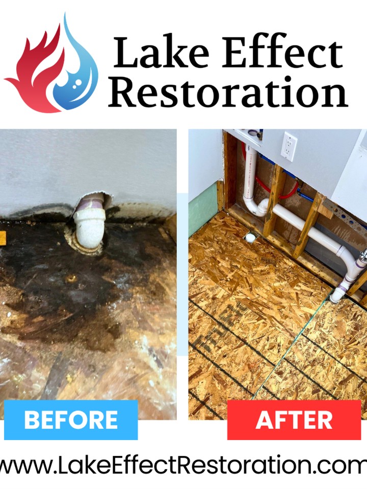 What starts as a small leak can turn into something much bigger.
That slow drip under a sink or behind a wall does not just go away. It soaks into wood, spreads through flooring, and creates the perfect environment for mold to grow where you cannot see it. Before you know it, a simple leak turns into a full restoration project.
The before and after says it all. Left untreated, moisture can cause serious damage. Addressed the right way, your space can be cleaned, dried, and restored back to solid condition.
If you suspect a leak or notice signs of moisture, do not wait for it to get worse. Call Lake Effect Restoration at (231) 883-4183 and let us take care of it before it turns into something bigger.