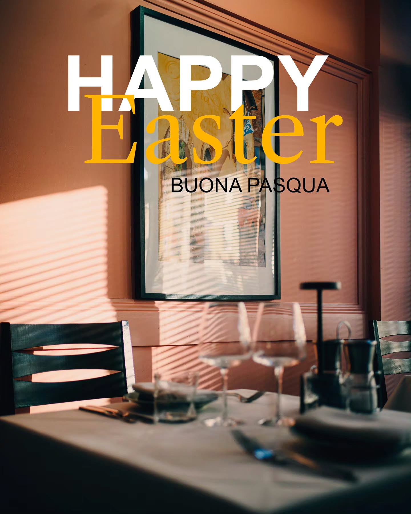 From our family to yours, Happy Easter. Thank you for beign a part of Osteria Toscana community. We hope your day is filled with warmth, joy,and time well spent together.