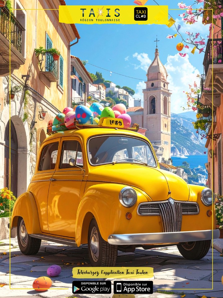 Pourquoi nous appeler aujourd'hui ?
🐣 Parce que nos taxis sont plus faciles à trouver que les œufs bien cachés.
🍫 Parce qu'on ne vous jugera pas si vous avez une tache de chocolat sur votre chemise.
🚫🚗 Parce qu'on conduit à votre place pendant que vous récupérez (ou que vous finissez le lapin en chocolat en cachette).
Profitez de votre Lundi de Pâques à 100%, nous assurons votre retour en toute sérénité.
📲 Réservez dès maintenant votre course en nous appelant ou via l'application Taxi Club (disponible sur le PlayStore et l'Apple Store).
🚕 Taxis de la région Toulonnaise
📞 04 94 93 51 51
💻 www.taxi-toulon.com
#taxi #taxitoulon #taxivarois #paques