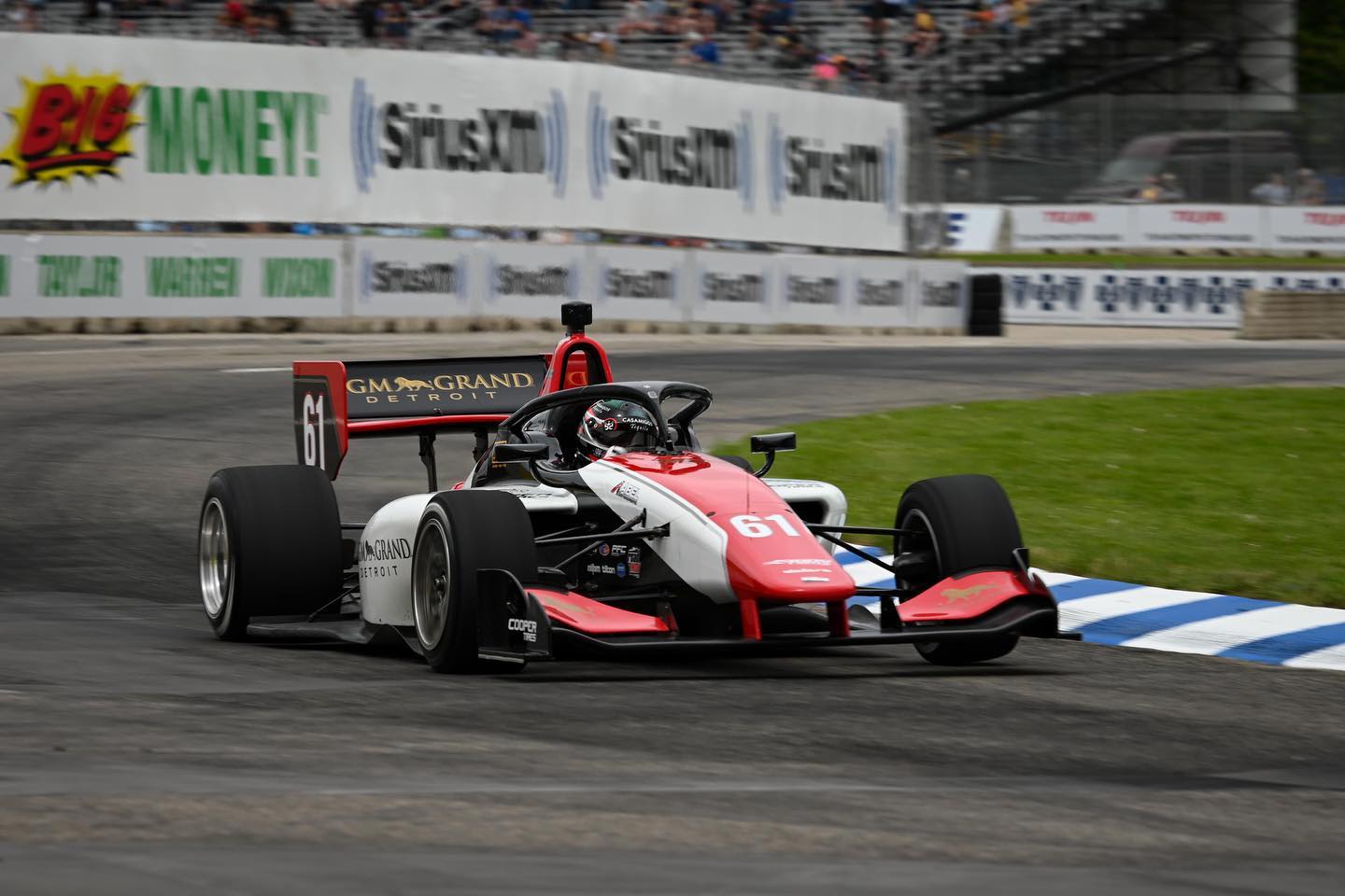Tough end to the weekend, a small bit of contact was enough to bend the toe link and forced us into the pit. My team @abel_motorsports was incredible and got me back out quick. Can’t thank my partners @mgmgranddetroit @mgmresortsintl enough for their support this weekend.