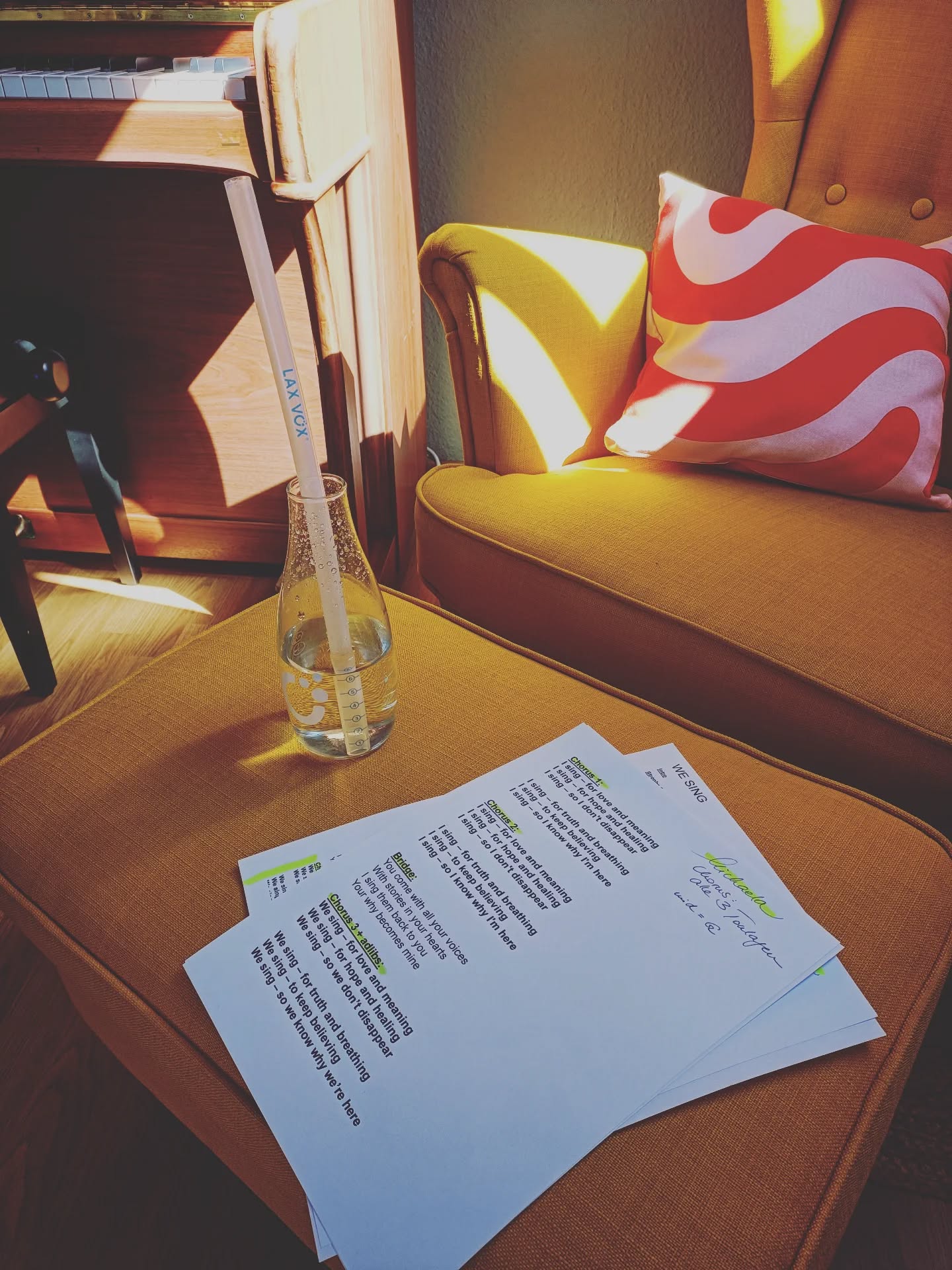 VOICE CHECK
Bevor es zum Recording ins Tonstudio geht, wird noch ein Warm Up gemacht.
Die Challenge für mich heute ist:
Tiefe Töne plus Höhe und laute Töne.
Mein bester Coach ist LAX VOX® und mein Warm Up Programm dieses:
Bequemes und entspanntes laxvoxen zum Song of the Day.
Training der Range mit einer Gleittonübung auf der dünnen Masse
(LAX VOX® Soundtrack: Einsingübung 3)
Staccato Übung
(LAX VOX® Soundtrack: Kurze Töne auf und ab)
Laut und lockeres Singen
(LAX VOX® Soundtrack: Dancing Nanas)
Ready for Take Off! Yeah!
@laxvox_official
@alexanderschucker.roa
#warmup #vocalrecording #wesing #beprepared