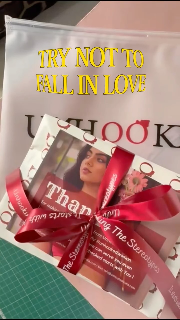 This is how your Unhooked order arrives 🎀
Wrapped in luxury paper, finished with a ribbon, and a personal handwritten letter inside 💌
#unhookedindia #unboxing #packagingdesign #lingerieindia #unhookingthestereotypes
(Packaging, handwritten letter, tied ribbon, pretty packet)