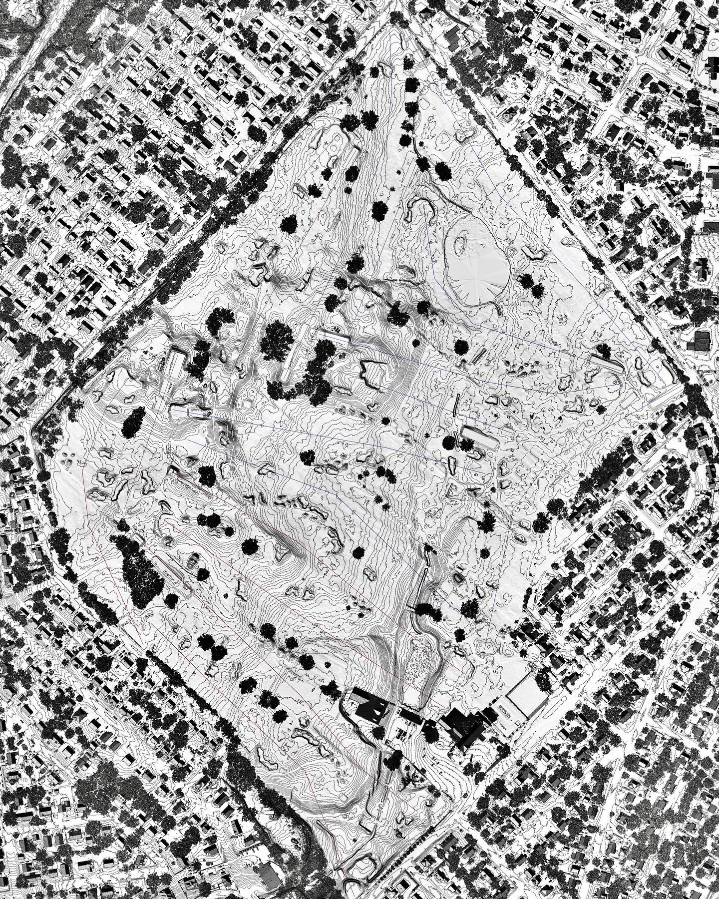 Currently binging on recently released 2022 Rhode Island LiDAR 🙌 First up @wannamoisettcountryclub