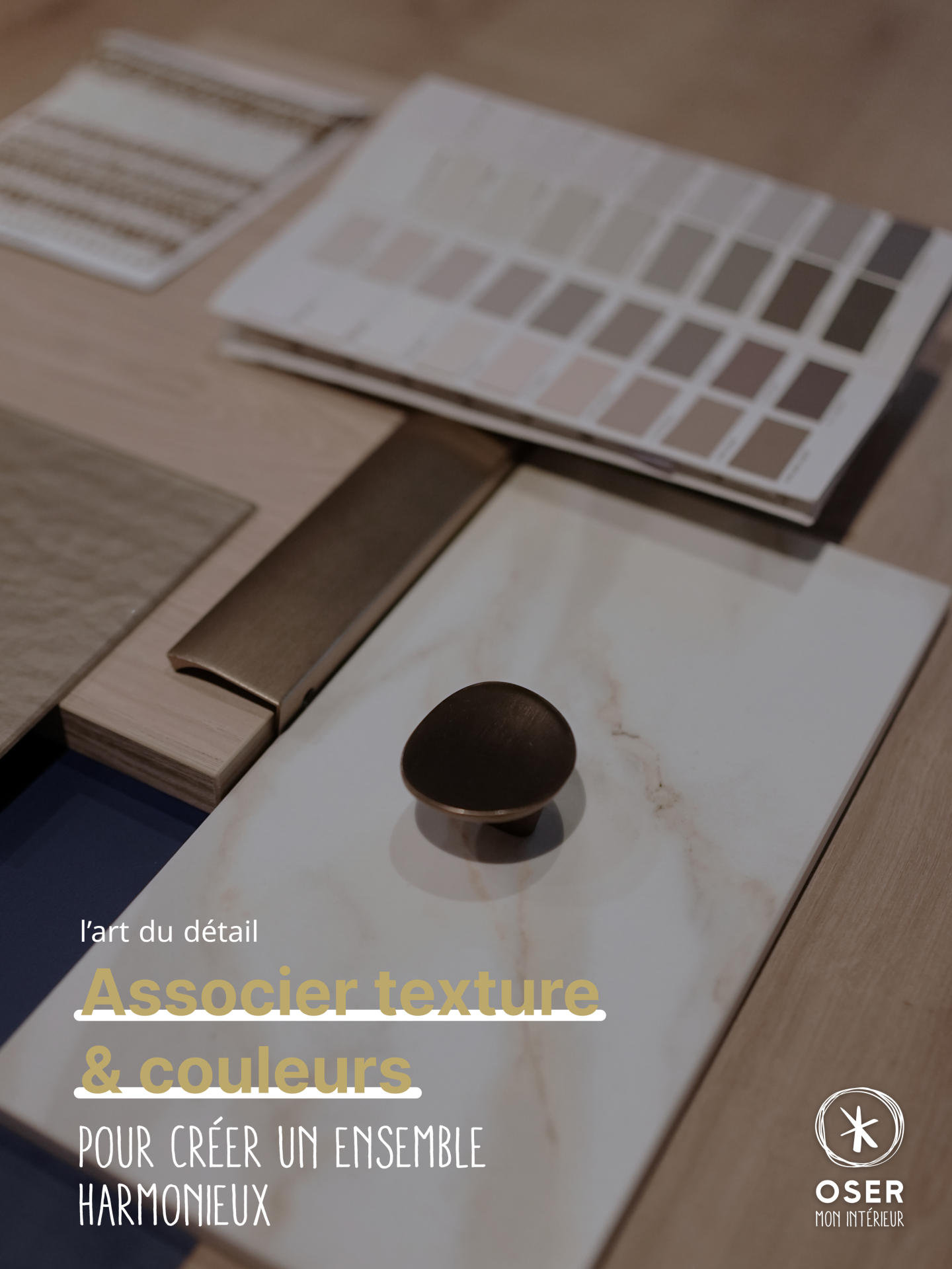 Associer les bonnes textures et les bonnes couleurs, c’est surtout une question de méthode ; pour que l’ensemble soit harmonieux tout en respectant le budget du client.
Sur cette planche, on retrouve une sélection réalisée pour le projet d’une cliente :
✔️ un bois essence chêne naturel clair
✔️ une pierre céramique nervurée mate pour apporter de la lumière et un toucher agréable
✔️ une touche de métal brossé avec la poignée profilée
✔️ des échantillons textiles en velours ciselé pour créer des rideaux sur mesure
✔️ un verre texturé et martelé pour apporter du relief à une crédence
✔️ une palette de couleurs beiges, chaudes et rassurantes
Chaque élément est testé ensemble pour mieux percevoir la création d’ambiance en cours de réalisation avant le lancement du projet. C’est cette phase qui permet de sécuriser un résultat cohérent et élégant.
Chez OSER mon intérieur, on pense toujours en composition globale.
👉 Vous avez un projet et vous ne savez pas par où commencer ?
Prenons rendez-vous, pour étudier vos besoins et voir comment ensemble nous pourrions donner vie à votre projet.
— OSER mon intérieur
Architecte d’intérieur à Rennes
#architecteinterieur #agencement #maitrisedoeuvre #Rennes