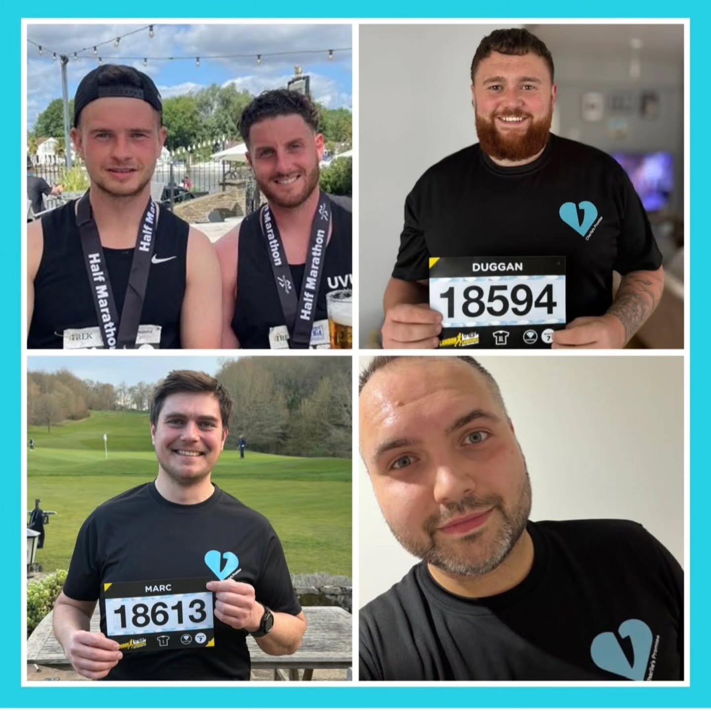 šāāļøLondon Landmarks Half Marathon ā Sunday 12th April
š„Weāre delighted to announce that Marc Rennie, @dzubiena, @jack_underwood95, Rick Schofield and @duggan_avfc will be running in this yearās London Landmarks Half Marathon on Sunday 12th April to raise money and awareness for Charlieās Promise.
š„Each of them has their own personal reason for supporting our cause, and we are incredibly grateful for their dedication. If you spot them out on their final training runs, donāt forget to give them a cheer!
š„Want to join us in London on the day and show your support? Email tara@charliespromise.org and weāll share our plans for cheering them on. Letās help them make it a day to remember! š©µ