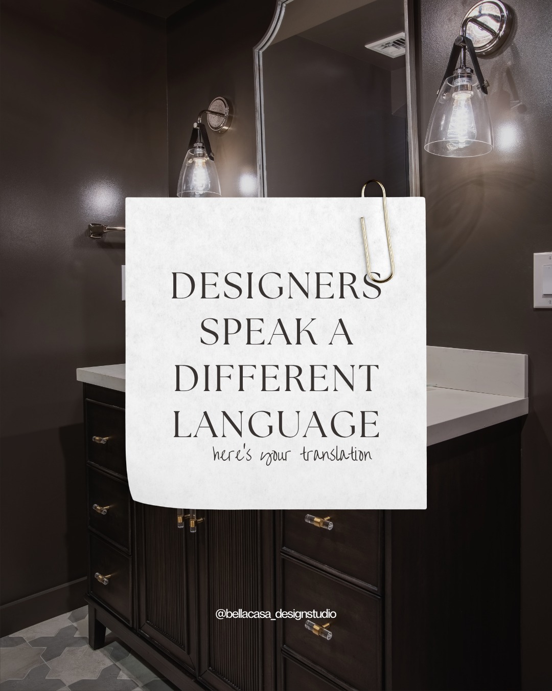 The lingo they are not telling you!
Walking into a tile showroom or talking to your contractor can be super overwhelming so here is your quick guide.
If there are any other words that confuse the sh*t out of you drop them in the comments below 👇