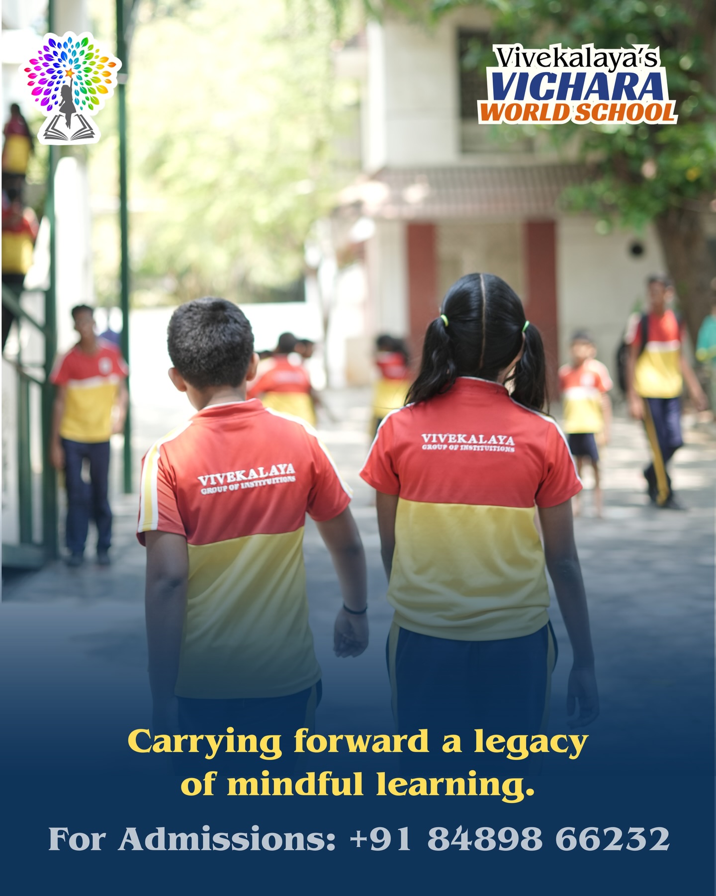 Rooted in values, growing with purpose. 🌱✨
At Vivekalaya’s Vichara, every child becomes a part of a legacy that goes beyond classrooms — a journey where learning is meaningful, values are lived, and character is shaped with care. Here, young minds grow with confidence, while staying deeply connected to what truly matters.
Because true education isn’t just about moving forward — it’s about staying grounded while you rise.
#Vivekalaya #VicharaWorld #RootedInValues #LegacyOfLearning #HolisticEducation ChildCentric MeaningfulLearning ValuesFirst GrowingWithPurpose FutureReady StrongFoundations