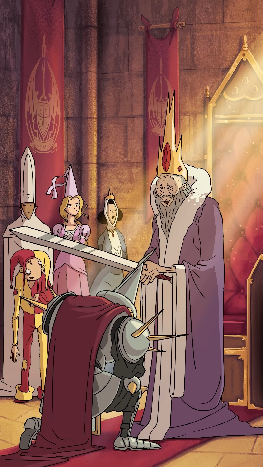 Knighted... Eventually.
.
.
.
Layouts and Designs by Luke Hargest.
Animation and Compositing by Lewis Walker @lewis_walkerart .
Bg Paint and Colour design by Emily Selfe @emailsart .
Sound Design and Voice acting by Lewis Walker.
.
.
.
#animation #greasepencil #blender #2danimation #animated #animators #fantasy #darkfantasy #darkfantasyaesthetic #knight #knights #kingdom #medieval #medievalfantasy #medievalcore #berserk #darksouls #cartoon #indieanimation #indiestudio #animationstudio #loop #loopinganimation #perfectloop #funny #comedyvideo