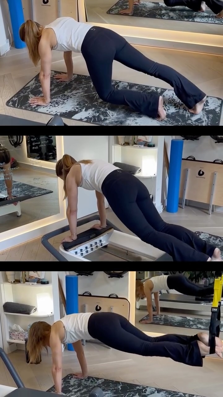 Strength isn’t built by doing something completely different every time, it’s built by mastering the same movement in new ways.
At TCP, we take one exercise and meet you where you’re at… whether that’s a modified version on the mat, or levelling it up on the reformer, or challenging control with the TRX - there are always progressions and ways to step it up to continue to progress and build and also prevent plateau.
Same move - different variations to support you, challenge you, and help you progress at your own pace.
Increase the intensity, refine your control, and push your limits, all while giving you options that work for your body. 💪🏼