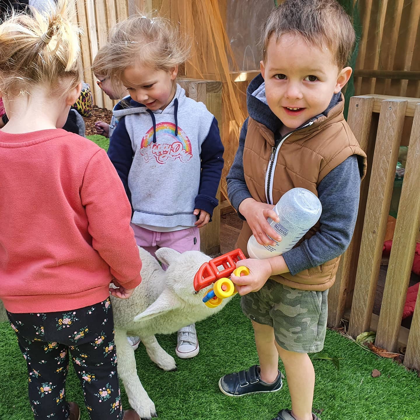 The cutest visitor came to Hatch today. Lilly one of our families lamb came to visit and wow our tamariki just loved feeding her a bottle and giving her loads of attention. #lillylove #springtime