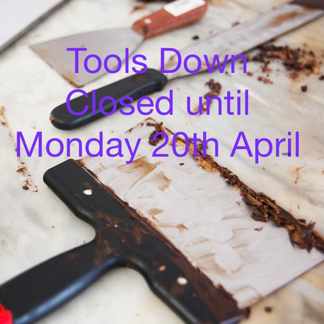 Thank you for supporting us this Easter… hope you all enjoy your freshly handmade chocolates!
Happy Easter to all who celebrate & hopefully some delicious breakfast chocolate will be enjoyed!
We wouldn’t exist without our wonderful staff… Sian, Tracy, Rina & Nuala… thank you so much!
The Easter Bunny is tired and needs a break… see you from Monday, 20th April 🐇