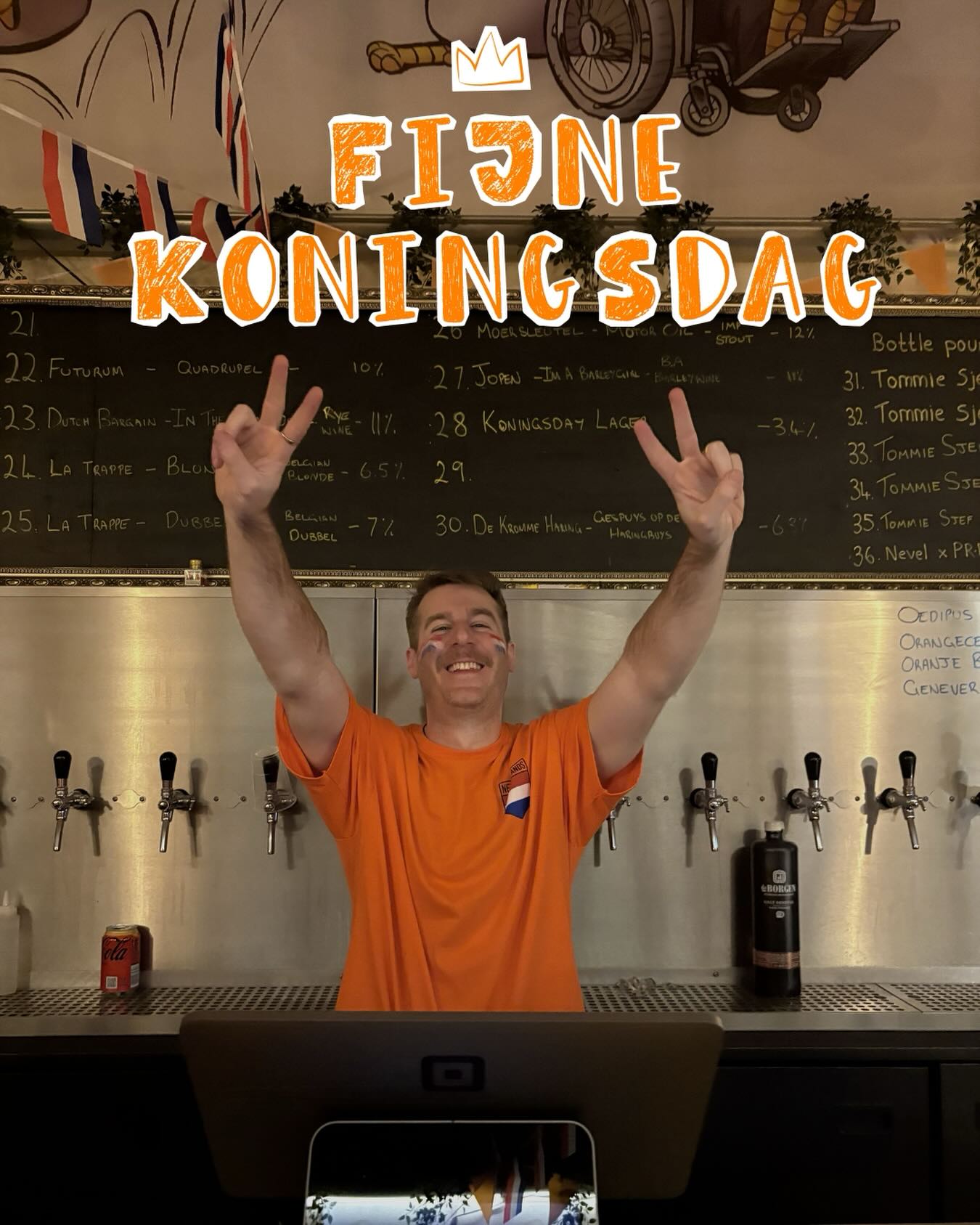 The Dutch Taproom wishes everyone a very Happy Koningsdag! 🧡🇳🇱
Wishing you all a day full of celebration!🍻✨
#Koningsdag #KingsDay #DutchTaproom #FijneKoningsdag #OrangeVibes