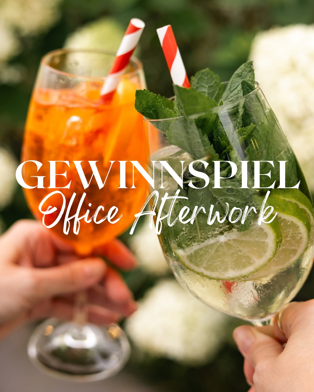 Ihr wollt euer nächstes Office Afterwork auf das nächste Level bringen? Dann aufgepasst 👇
Wir verlosen ein exklusives Afterwork-Package für euch & euer Team:
🍹 Maximal 200x Aperitif für euch & eure Kollegen
🍸 Professioneller Barservice inkl. Barkeeper
🪩 Bei Bedarf: Barsetup mit unserem Mobiliar
⏰ Ausschankdauer: maximal 3 Stunden
Perfekt für entspannte Vibes nach der Arbeit, Networking oder einfach einen richtig guten Abend zusammen 🥂
So könnt ihr teilnehmen:
1. Like diesen Post ❤️
2. Markiere dein Team / deine Kollegen und schreib dazu von welcher Firma ihr seid👇
3. Folge unserem Account🔥
📍 Ideal für euer nächstes Office Event
📅 Gewinner wird am 14.04.2026 bekannt gegeben
Let’s turn your Afterwork into a highlight 🚀
Der Gewinner / die Gewinnerin wird per DM benachrichtigt und in unserer Story bekannt gegeben.
Viel Glück! 🐰🍀
Rechtlicher Hinweis:
Dieses Gewinnspiel steht in keiner Verbindung zu Instagram und wird in keiner Weise von Instagram gesponsert, unterstützt oder organisiert. Ansprechpartner und Verantwortlicher ist allein Cin Cin Catering. Teilnahme ab 18 Jahren.
Der Gewinn kann nicht in bar ausgezahlt werden. Der Rechtsweg ist ausgeschlossen.
#afterwork #gewinnspiel #catering #teamevent #aperitif