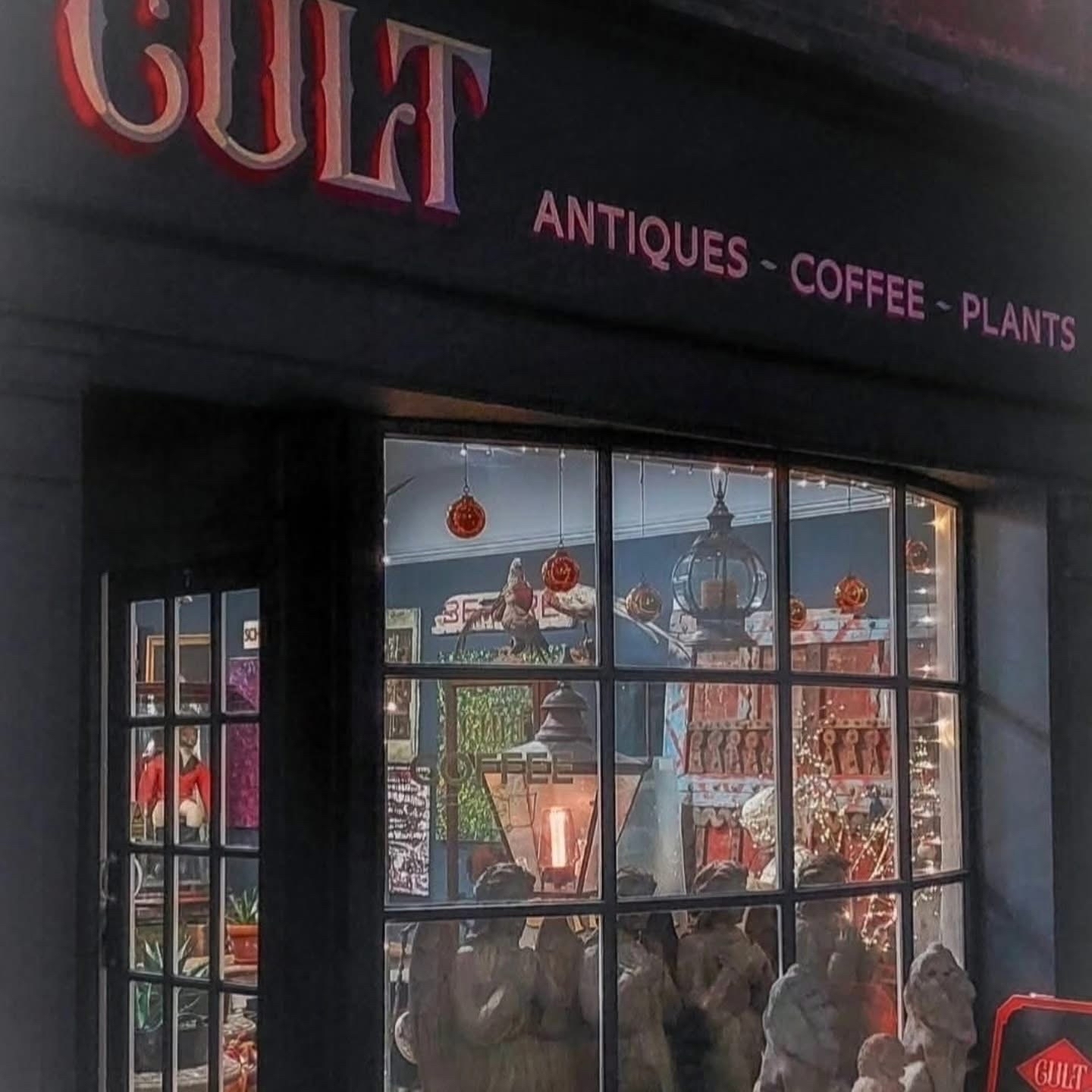 Last week we were very fortunate to be approached and offered some space to hold a pop-up shop at Cult Antiques and Coffee from 30th April until 5th May! 🙌
So it’s all go at Reach as we get stock prepared and signed off to fit the theme of the shop. Here’s a little snippet of some of the items that will be making their way in – with lots more to come!
If you’re around, please feel free to pop in and take a look. Not only that, but in our opinion, it’s the best coffee in town too! ☕✨