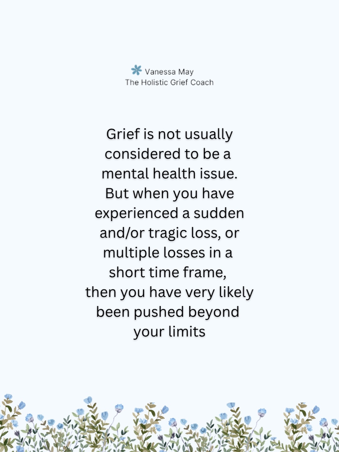 Not all grief is the same. If the loss was tragic, sudden, ‘out of order’, or you have experienced multiple losses in a short space of time then your grief is inevitable intensified by trauma. This can often involve flashbacks, panic attacks and a dysregulated nervous system. You may feel overwhelmed as you try to make sense of what you previously might have assumed you couldn’t possible survive. This can be compounded by the lack of understanding from those around you and even from some professionals. (Believe me I’ve heard some shocking stories through my work with bereaved people 😟)
If you need grief support please get in touch by using the contact button or following the links in my bio and if this post resonates please share, save, like and follow 🤍
.
#griefsupport #traumaticloss #childloss #notallgriefisthesame