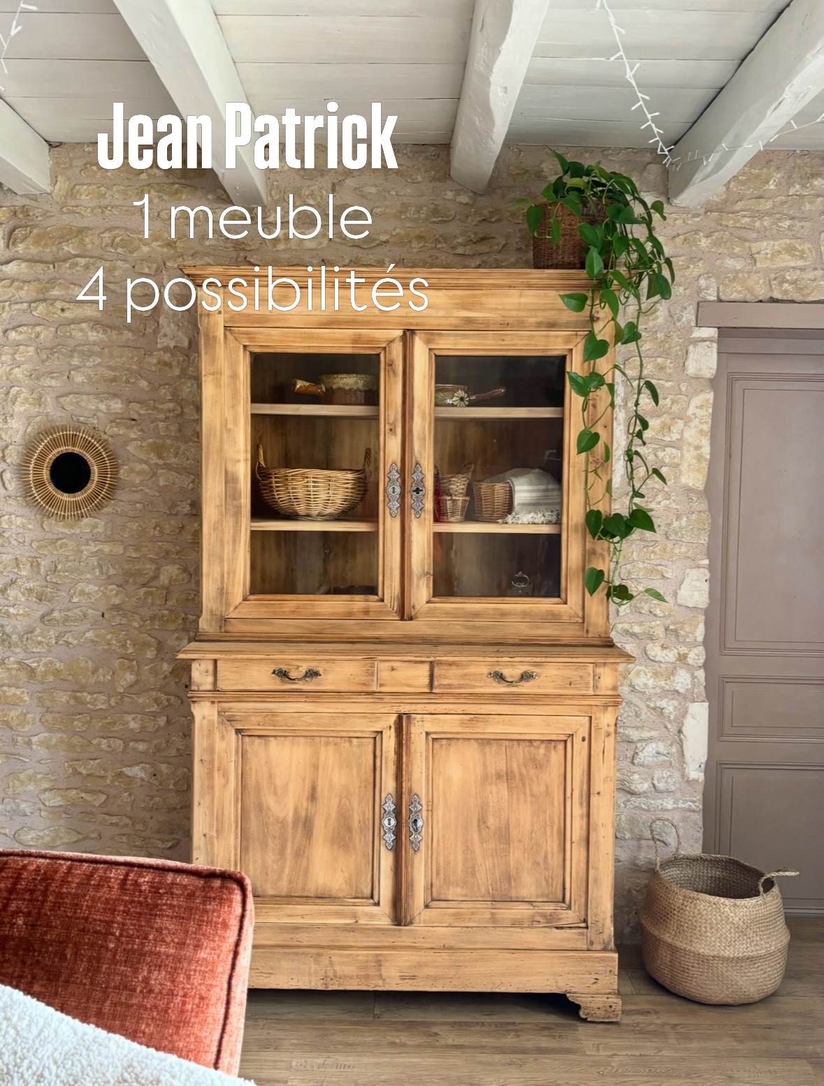Vendu ❌Jean Patrick est dispo 🤎
Longueur :122 cm et 123 cm corniche vitrine
Hauteur : 201 cm
Profondeur: 54 cm
🏷️890€
📦 Retrait au showroom « Chez Louisette » gratuit au 326 AVENUE DE PARIS 79000 Niort sur les horaires d’ouvertures (lundi et vendredi de 12h00 à 18h30 et le samedi de 10h00 à 18h30). Merci de nous indiquer la date et l’heure du retrait et de vous organiser concernant la manutention.
🚚Livraison possible dans les 60km avec supplément.