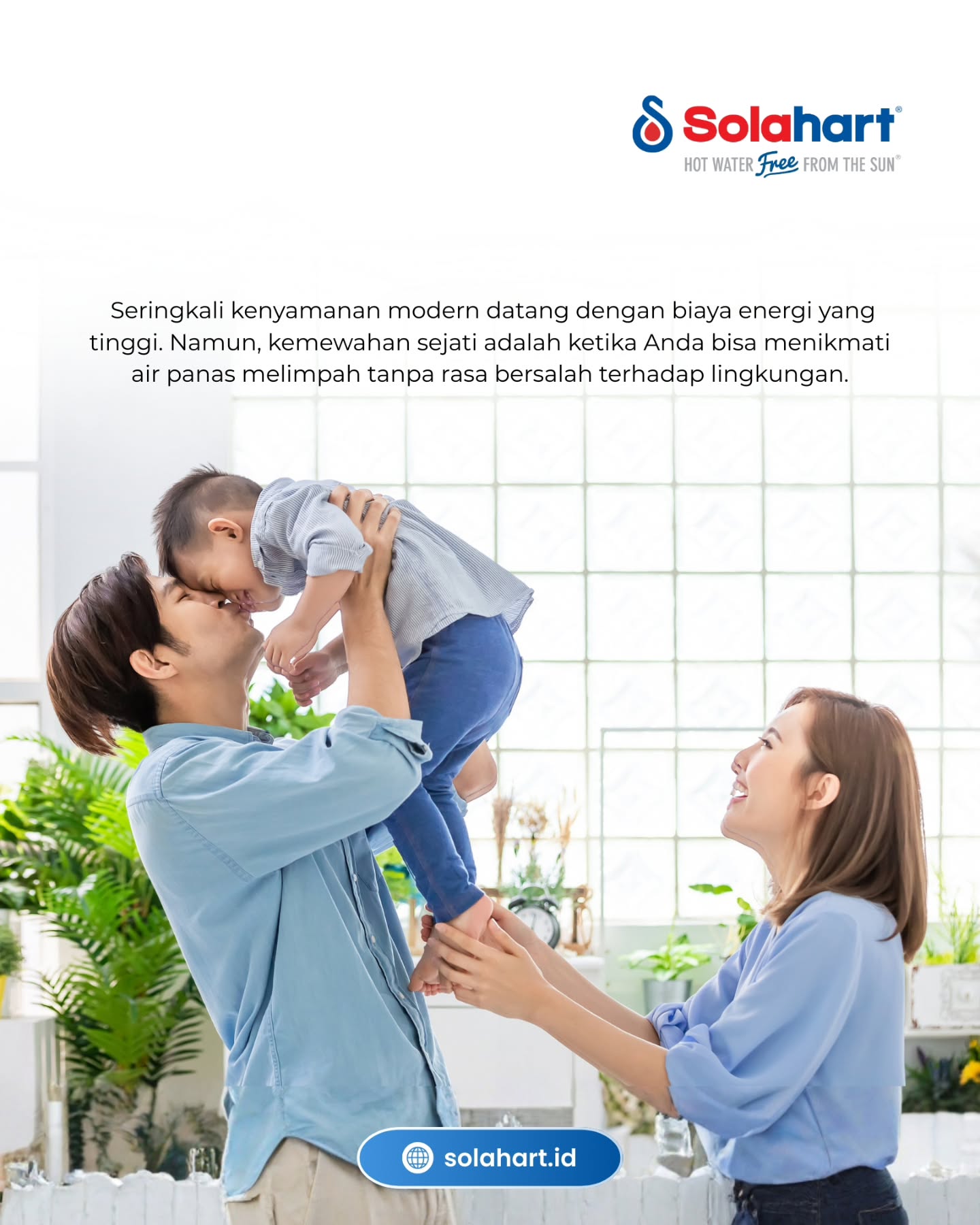 Kemewahan sekarang bukan soal mahal—tapi soal cerdas & berkelanjutan.
Dengan Solahart, nikmati air panas melimpah tanpa beban listrik & tanpa membebani bumi.
Hemat energi, ramah lingkungan, dan jadi investasi jangka panjang untuk rumah Anda.
Saatnya upgrade ke smart wealth living.
#SolarWaterHeater #PemanasAirTenagaSurya #HematListrik #RumahRamahLingkungan #EnergiTerbarukan SolahartIndonesia SmartHomeIndonesia InvestasiRumah EcoLiving GreenEnergyIndonesia