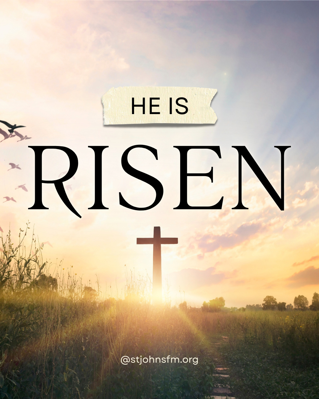 He is risen! Rejoice with us as we celebrate the resurrection of Jesus—the triumph of hope, love, and new life!
Sing, rejoice, and lift your hearts as we remember that the grave could not hold him, and new life has come for all.
“He is not here; he has risen!” – Luke 24:6
Let this Easter be a time of joy, celebration, and renewed hope for every heart! ✨💛