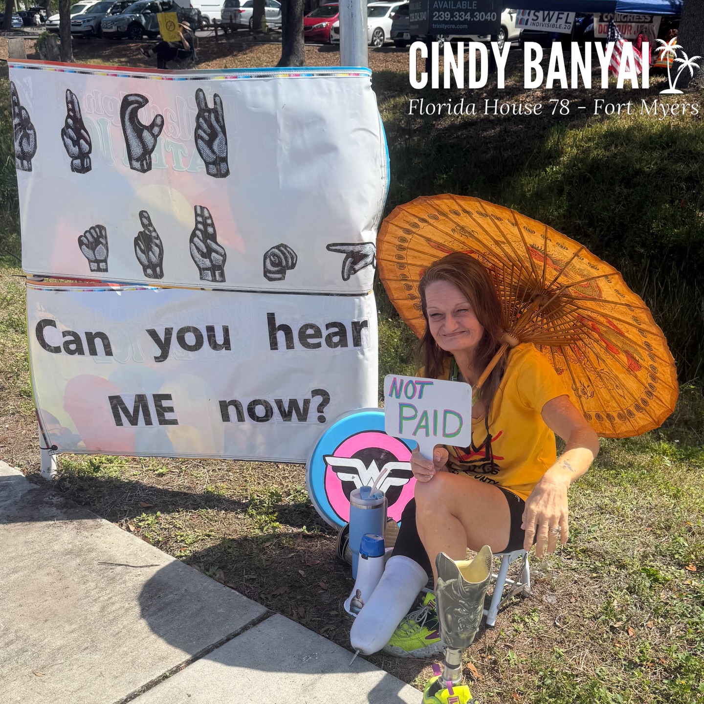 Loved seeing this lady at the No Kings protest. So many Americans are tired of the chaos, economic crunch, and the wars of Trump. No Kings was how we were asking for accountability. Now we are demanding leaders take action to stop an out of control Trump. 25th Amendment, Impeachment, this warmonger has got to stop. #nokings #resist