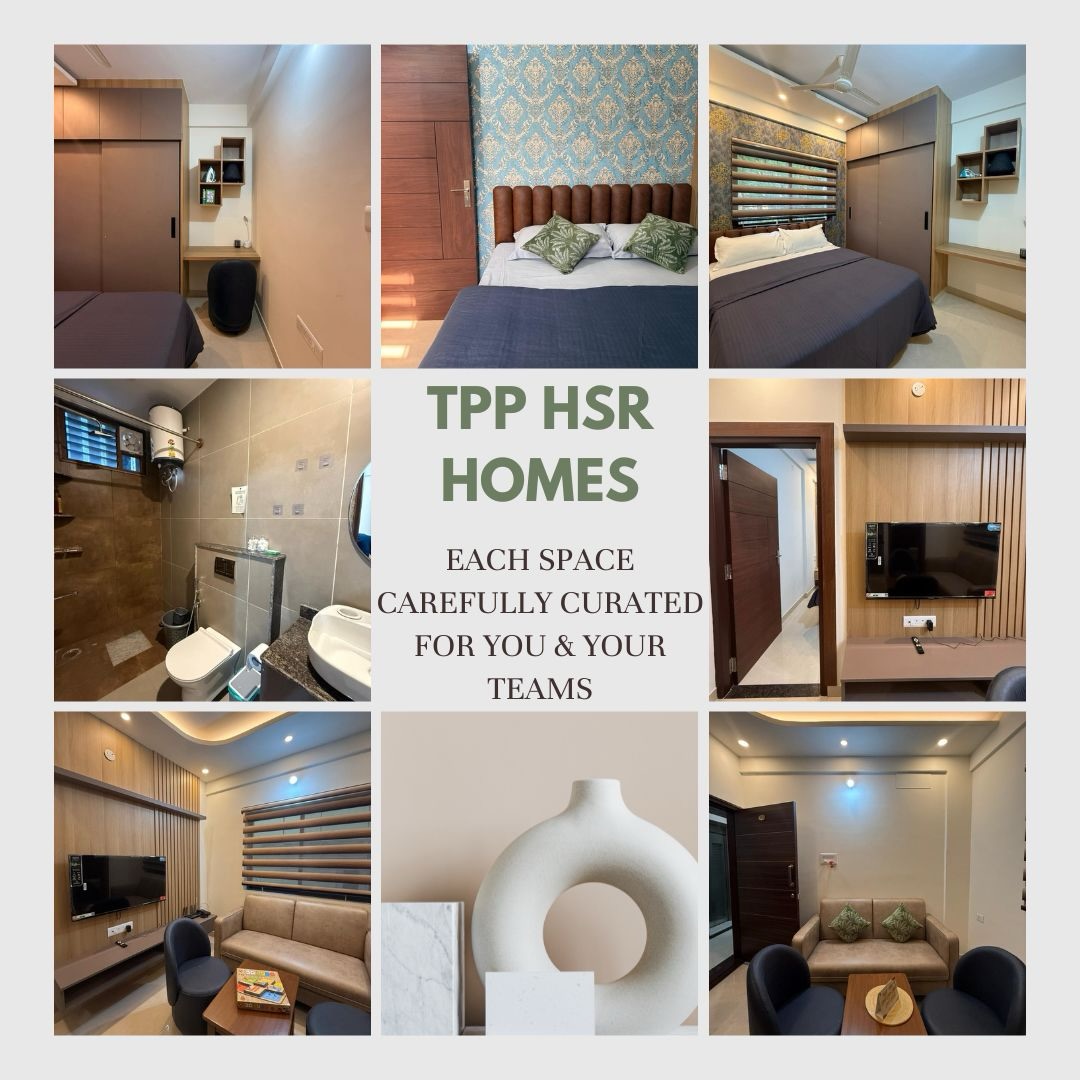 We’ve been building out our Corporate Homes in HSR Layout, Bangalore with a simple idea : create spaces where people can actually live and work from, not just stay in.
These are fully furnished 1BHKs, currently being used for:
- Visiting team members
- Short-term relocations
- Project stays
We’ve already had a few teams stay with us, happy to share details if relevant for you or your company.