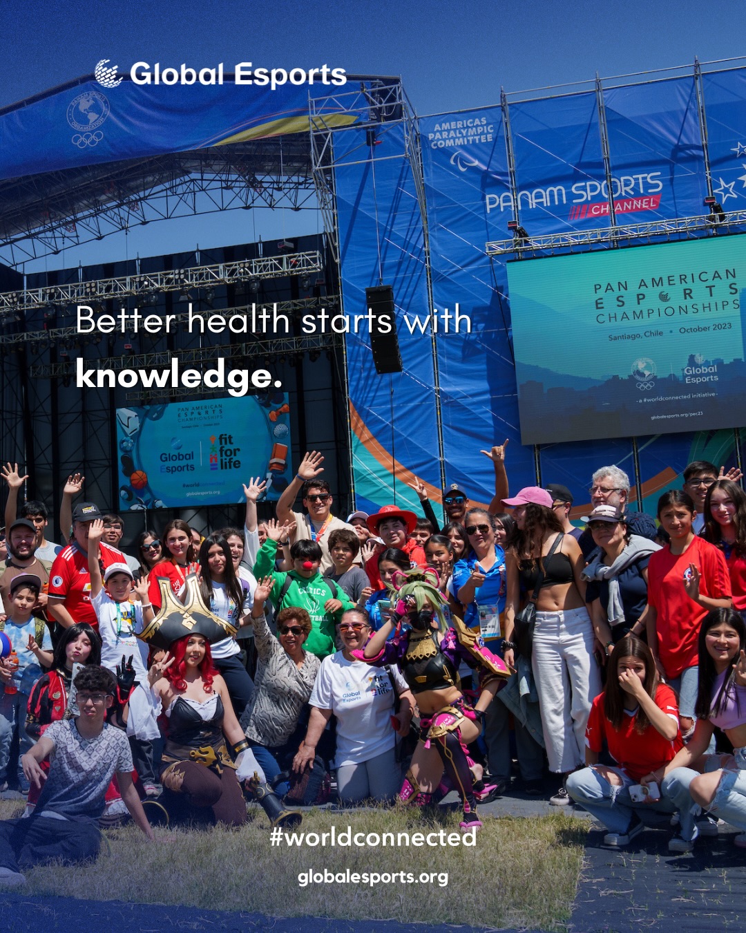 Stronger players. Healthier communities. Better futures.
This #WorldHealthDay, we stand with science—championing well-being, smart habits, and a global esports community that looks out for one another.
Because performance starts with health.
#worldconnected #StandWithScience #EsportsForAll