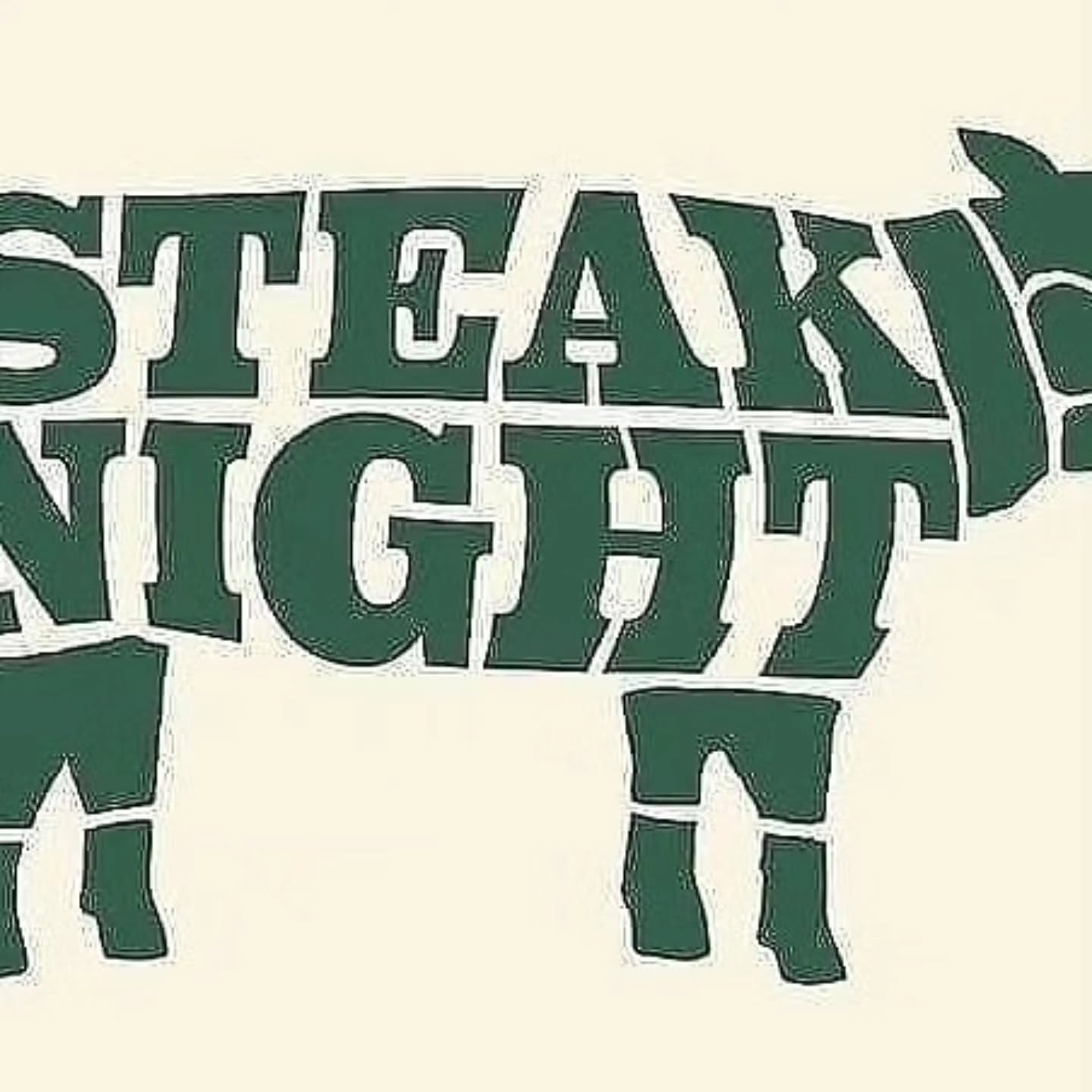 Easter Steak Night Special! Join us Friday and Saturday for Steak Night alongside our regular menu. Get two Steaks for £25 - choose 8oz Sirloin or 10oz Rump with Roasted Tomato, Mushroom, and Chips. Add a sauce for £1. Book now: 01536 770268