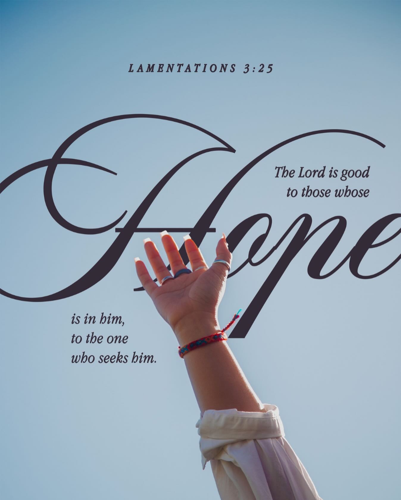 Everything around you may feel heavy, but God is faithful. Hope in Him, seek Him, and rest in His goodness today.