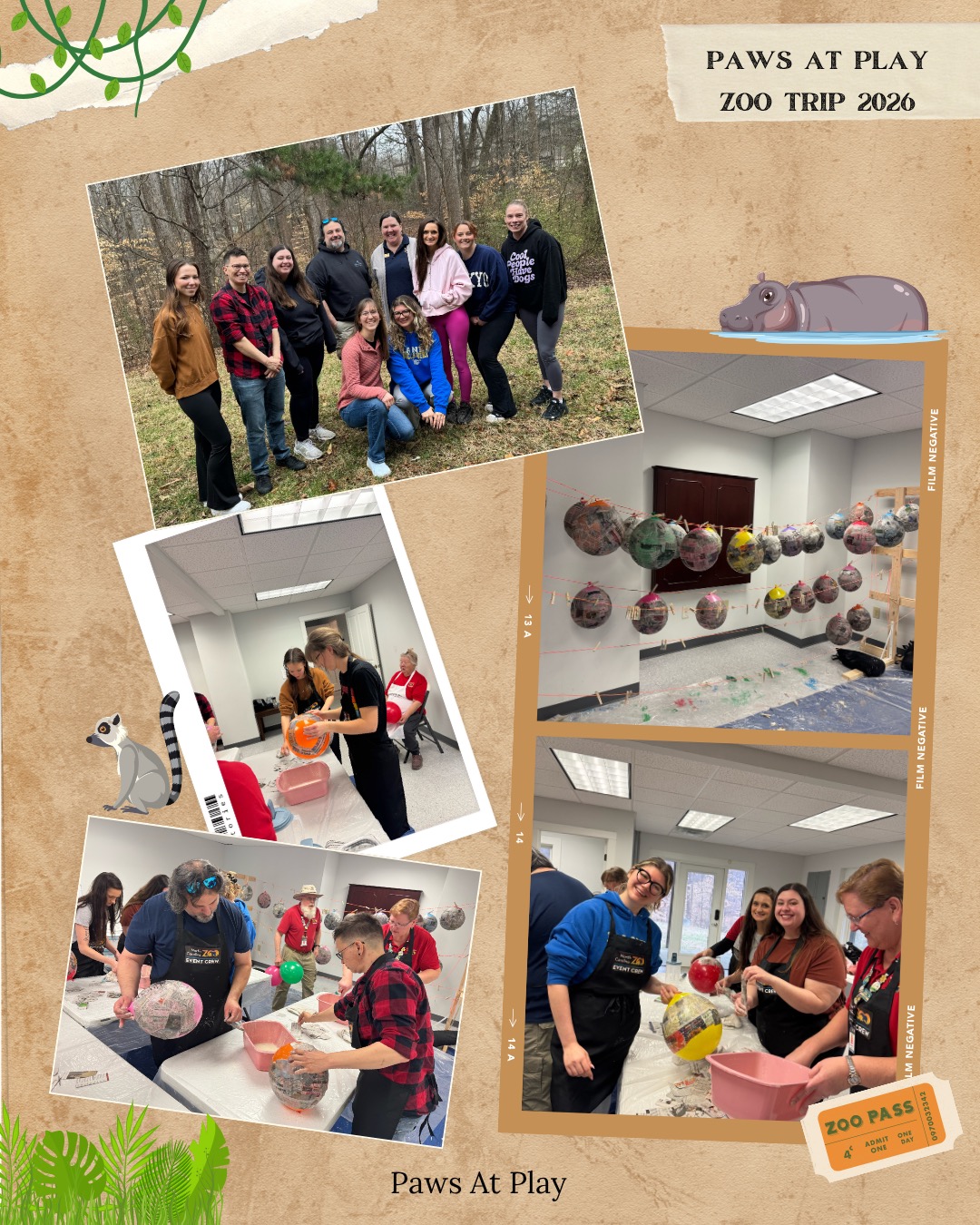 At Paws At Play, enrichment isn’t just something we offer. It’s the foundation of everything we do.
That’s why our leadership team recently stepped outside the facility and into a whole new environment at the North Carolina Zoo for a hands-on enrichment experience.
From large mammals to small, curious species, one thing remained consistent across every interaction: purposeful engagement is essential to quality of life.
Our team had the opportunity to create and prepare enrichment designed to encourage natural behaviors like foraging, problem solving, and exploration. Seeing the level of thought, intention, and care behind each activity was both inspiring and reaffirming.
It reinforced what we believe at our core
Enrichment isn’t a trend
It’s a universal need
Experiencing it on this scale allows us to bring even more intention back to our programs whether it’s scent work, puzzle feeders, or structured socialization. Every detail has a purpose, and every experience matters.
We’re incredibly grateful for the opportunity to learn, grow, and continue raising the standard of care for the dogs we serve.
Because the best care doesn’t stay the same
It evolves 🐾
#PawsAtPlay #WherePlayMeetsPurpose #DogEnrichment #AnimalCare #LeadershipInAction #EnrichmentMatters #NorthCarolinaZoo #DogDaycareLife