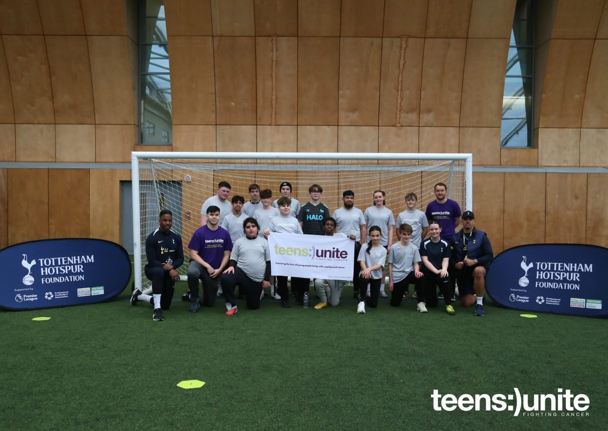Over the past 12 weeks, a group of young people have taken part in our Play It Forward programme, supported by Tottenham Hotspur Foundation and NCF Elites. The programme was designed to help young people rebuild not just their physical strength, but also their confidence and self-belief.
The journey concluded in a fantastic celebration at the Tottenham Hotspur Training Centre, where everyone came together to reflect on their progress and achievements. Swipe to see!👏
At Teens Unite, we understand how challenging it can be to return to physical activity after a cancer diagnosis. That’s why every session was tailored to support young people to move at their own pace, supported every step of the way by a dedicated team of professionals. Over the weeks, the young people have taken part in digital and in-person sessions enabling them to rediscover what they are capable of - both physically and mentally.
Play It Forward wasn’t just about exercise. It was about taking positive steps toward overall wellbeing, boosting confidence, and reclaiming a sense of control and joy in movement⚽️
We would like to say a HUGE thank you to @spursfoundation and @ncfelites for their incredible support throughout the programme. Your time, expertise, and guidance have made a real difference in supporting the young people to get back into fitness and enjoy the benefits of football in an encouraging environment🫶
#teencancer #cancersupport #returningtofitness #cancercharity #footballprogrammes