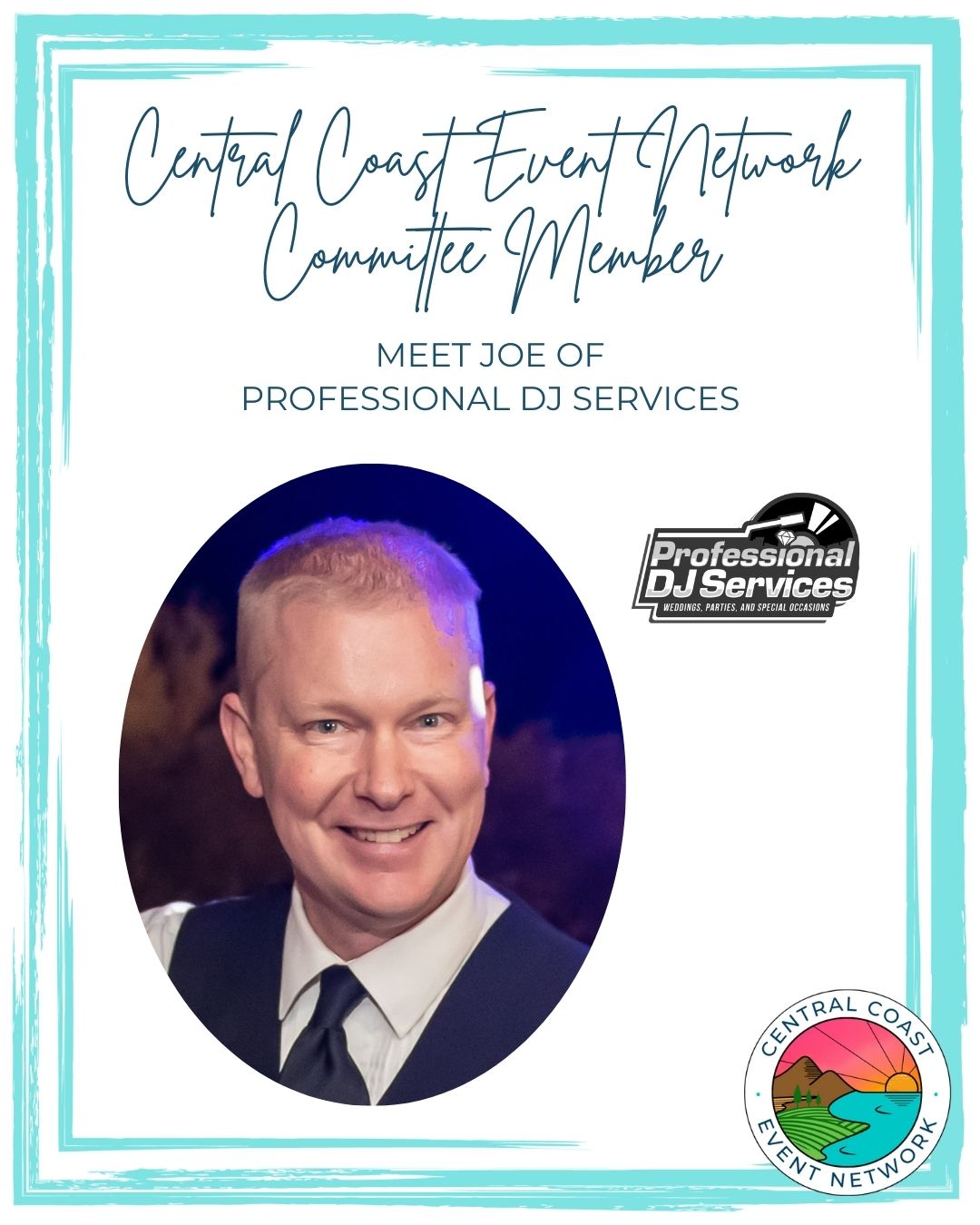 ✨ 𝗖𝗼𝗺𝗺𝗶𝘁𝘁𝗲𝗲 𝗠𝗲𝗺𝗯𝗲𝗿 𝗦𝗽𝗼𝘁𝗹𝗶𝗴𝗵𝘁: 𝗝𝗼𝗲 𝗖𝗹𝗲𝗺𝗺𝗲𝗿 ✨
Joe is CCEN’s always affable Event Host, and we’re so grateful to have him on our team!
💼 𝗘𝘃𝗲𝗻𝘁 𝗛𝗼𝘀𝘁 𝗘𝘅𝘁𝗿𝗮𝗼𝗿𝗱𝗶𝗻𝗮𝗶𝗿𝗲
Meet 𝗝𝗼𝗲 𝗖𝗹𝗲𝗺𝗺𝗲𝗿, our always-affable 𝗘𝘃𝗲𝗻𝘁 𝗛𝗼𝘀𝘁 for 𝗖𝗲𝗻𝘁𝗿𝗮𝗹 𝗖𝗼𝗮𝘀𝘁 𝗘𝘃𝗲𝗻𝘁 𝗡𝗲𝘁𝘄𝗼𝗿𝗸 (CCEN). From the moment guests arrive, Joe is there with a warm welcome, smooth check-in, and calm “you’re in good hands” energy.
Throughout the night, he keeps things flowing, answers questions, and makes sure everyone knows what’s happening and where to be. Behind the scenes, Joe is also a major part of our planning squad—helping recruit amazing Vendor & Venue Spotlights for future mixers. His heart for community and connection is a huge reason CCEN events feel so welcoming (and so fun).
🎶 𝗚𝗲𝘁 𝘁𝗼 𝗸𝗻𝗼𝘄 𝗣𝗿𝗼𝗳𝗲𝘀𝘀𝗶𝗼𝗻𝗮𝗹 𝗗𝗝 𝗦𝗲𝗿𝘃𝗶𝗰𝗲𝘀:
Joe is a proud U.S. Air Force and Space Force veteran and has been DJing & MC’ing events since 2003. After performing across the country, he’s been bringing the energy to Central Coast weddings and events since 2018 through Professional DJ Services.
From emotional ceremonies and chill cocktail vibes to absolutely packed dance floors and next-level lighting, Joe builds custom Wedding Day Soundtracks that hit every moment just right. He loves collaborating with couples to create celebrations their friends and family will be talking about long after the last song 🎉
Looking for a DJ who’s professional, organized, fun, and genuinely cares?
Yeah… Joe’s that guy.
👉 𝗖𝗼𝗻𝗻𝗲𝗰𝘁 𝘄𝗶𝘁𝗵 𝗝𝗼𝗲
Follow along: @professionaldjservices
Got questions? Want to connect? Just here to hype him up?
Drop some love in the comments 👇✨