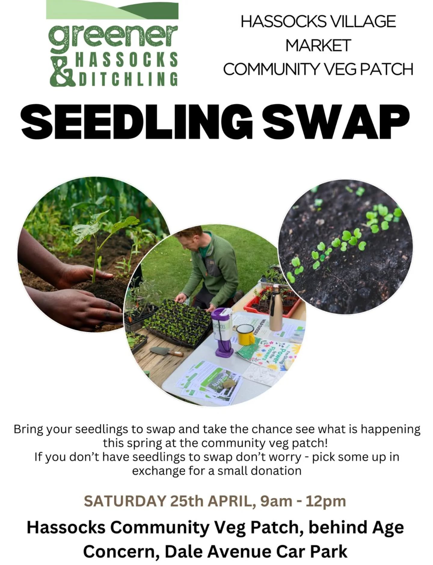 Seedling Swap, 25th April!🌱
Too many tomatoes?🍅 Loads of lettuce?🥬 Come along to the next Hassocks market with your extra seedlings to swap. Don't worry if you don't have anything to swap, you can still pick up some seedlings in exchange for a small donation. Saturday 25th April, 9am-12pm, Hassocks Community Veg Patch (behind Age Concern)